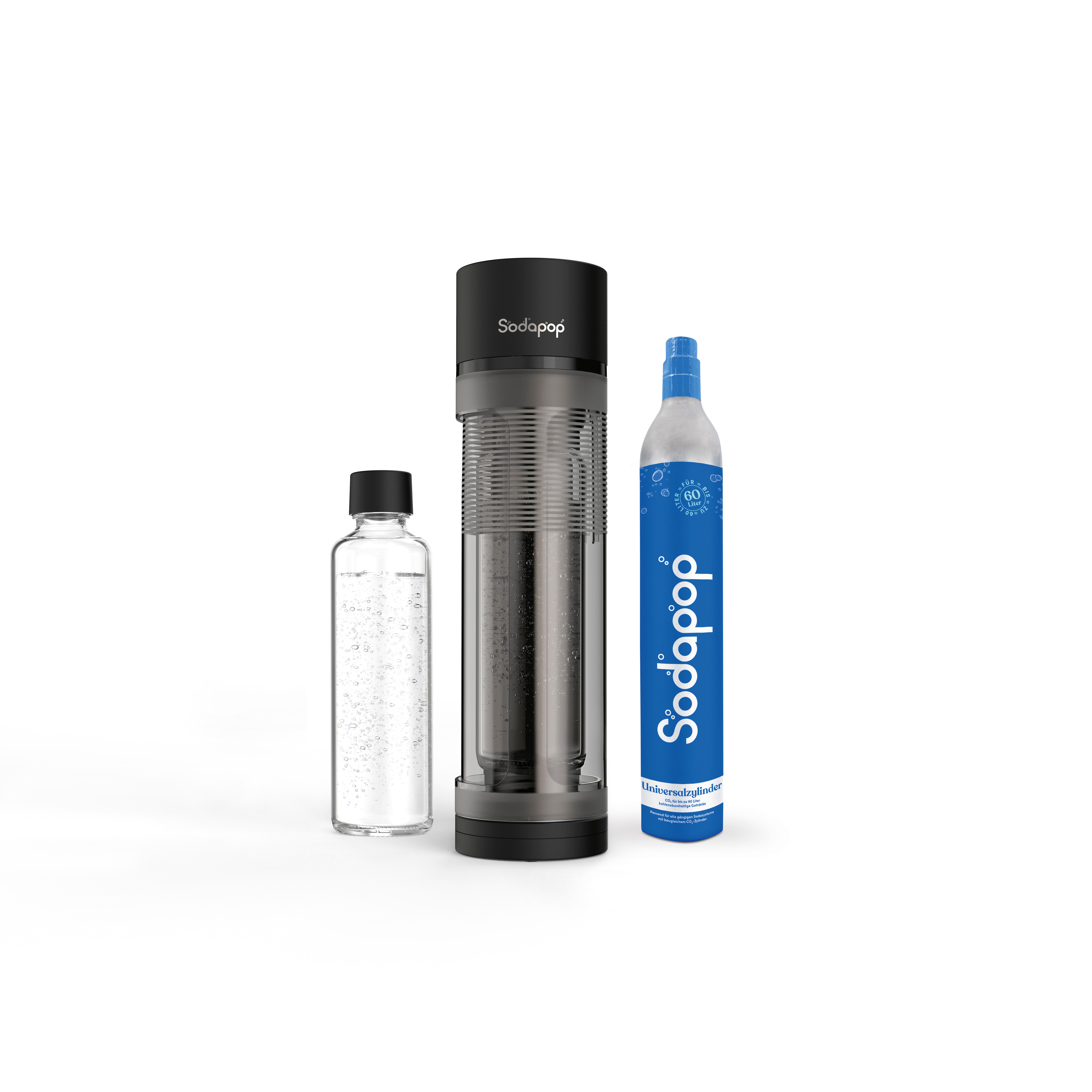 Sodapop Wassersprudler Logan matt schwarz