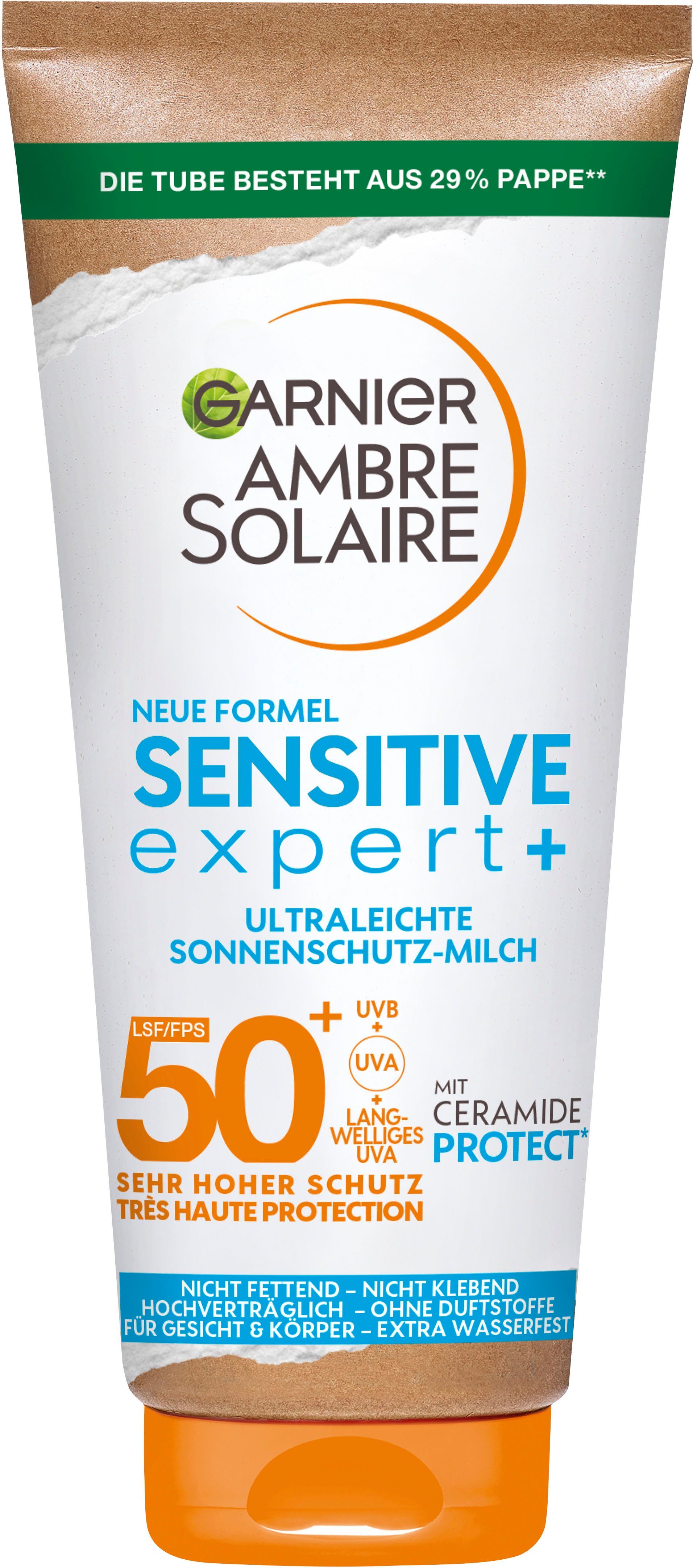 GARNIER Sonnenschutzmilch Garnier Sensitive Sonnenschutz-Milch