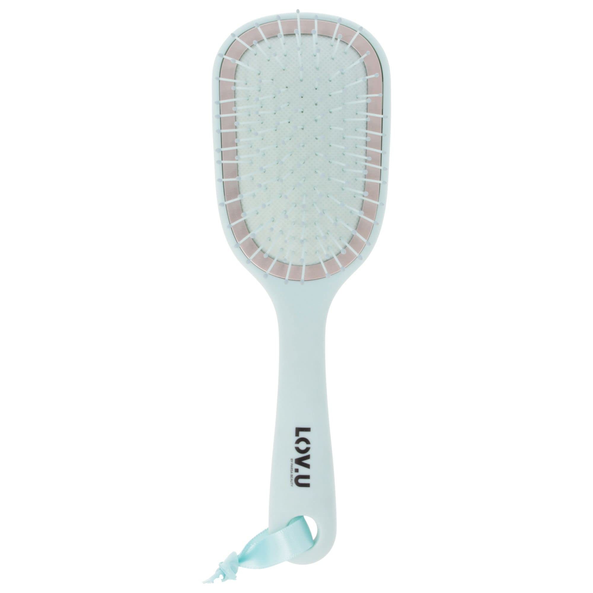 PARSA Beauty Haarbürste PARSA Beauty LOV.U Entwirrbürste Wet & Dry klein oval mint