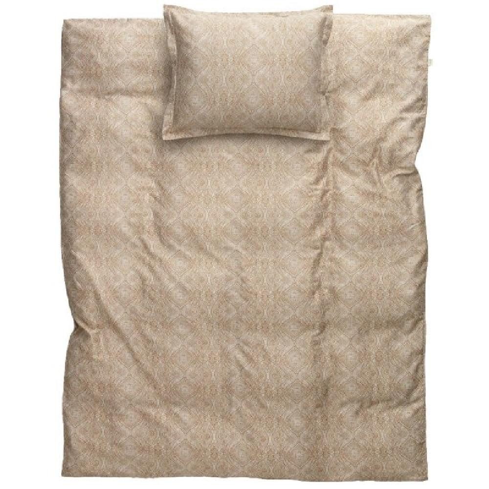 Gant Bettwäsche Gant Home Einzelbettbezug mit Kissen Classic Paisley Cumin Beige (155x