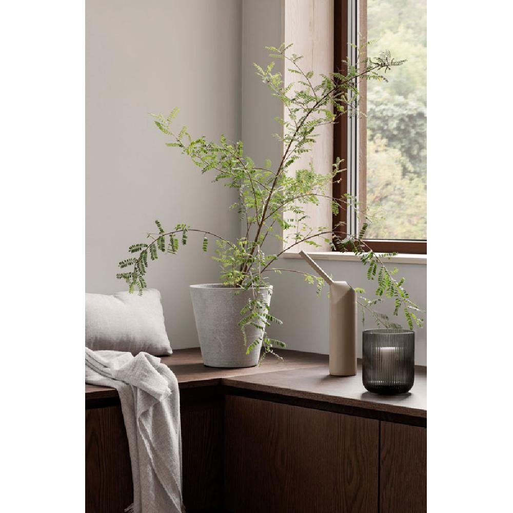 blomus Windlicht Windlicht oder Vase Ven Smoke Grau M (14cm)