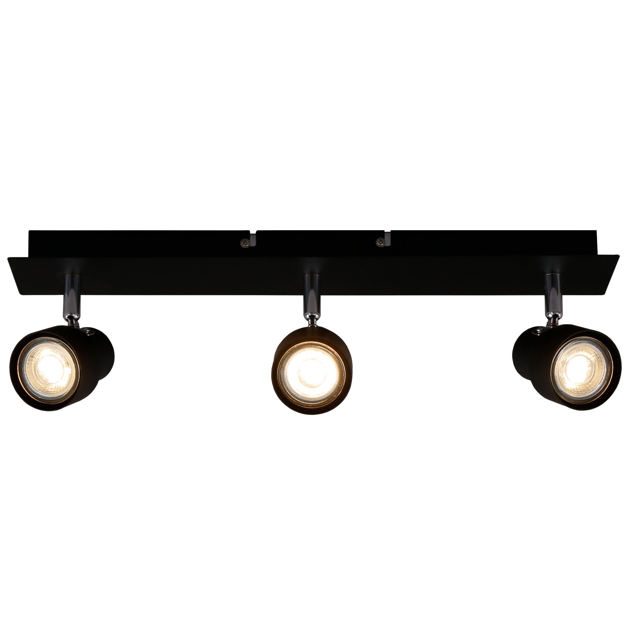 Briloner 460lm x inkl. wechselbar, GU10 Warmweiß, 3000K 2861-035, Deckenlampe 3 5W Deckenleuchte LED Leuchten LED LED
