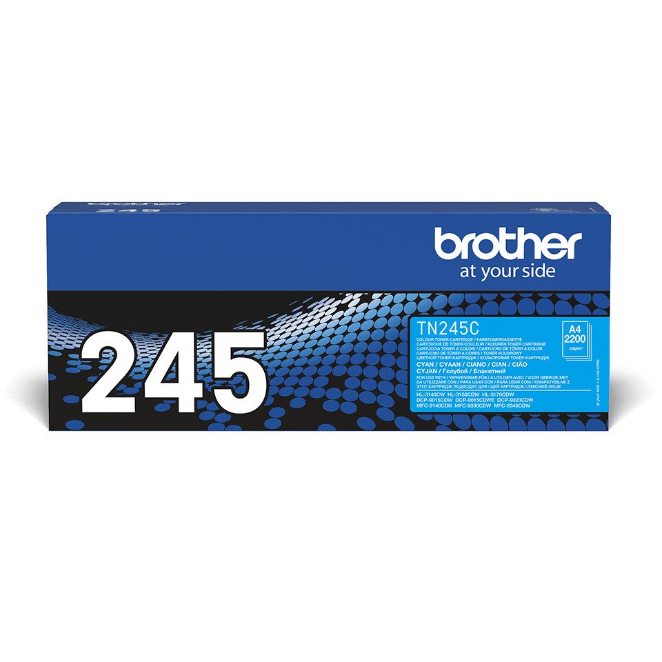 Brother Toner TN-245C Cyan (ca. 2200 Seiten) Tintenpatrone