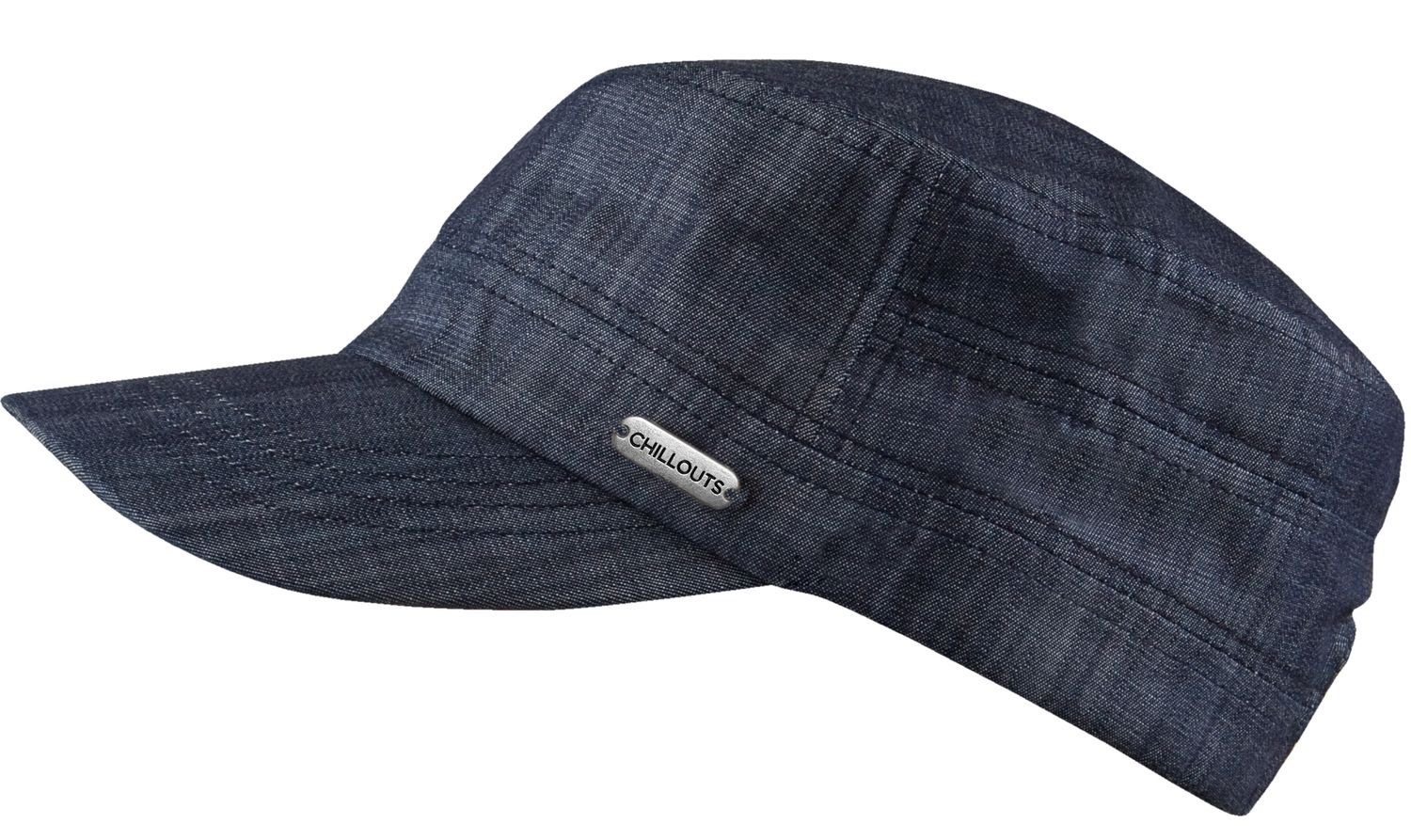 chillouts Army Cap "Corfu Hat" Denim-Look günstig online kaufen