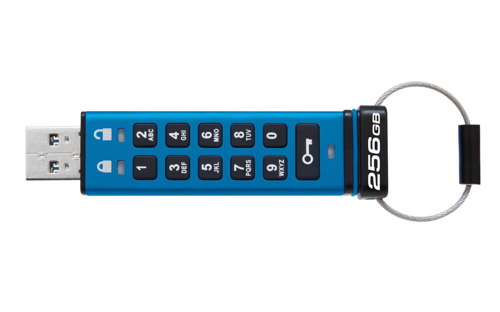 Kingston 256GB IronKey Keypad 200, FIPS 140-3 Lvl 3 (ausste USB-Stick