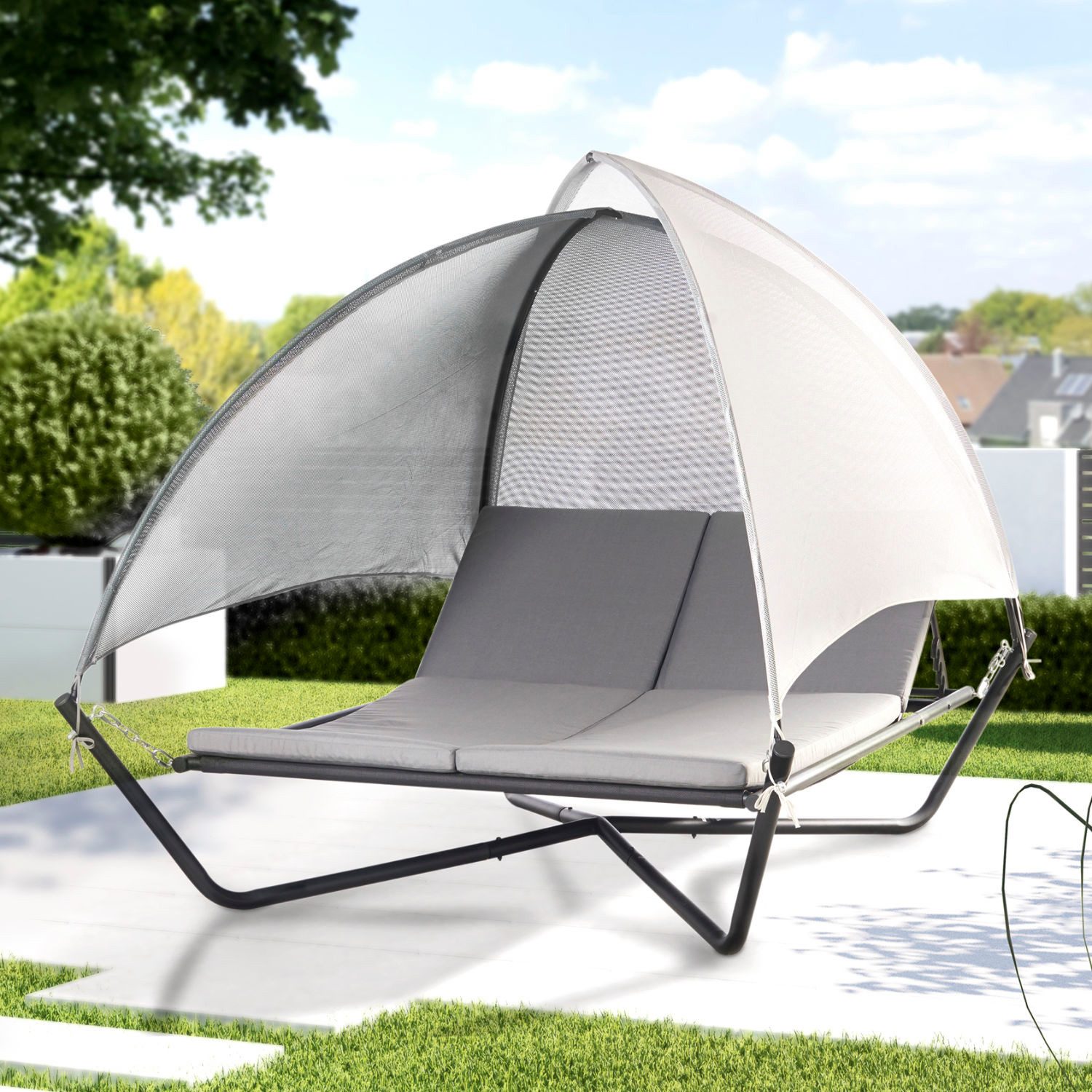 Leco Gartenliege Doppelliege "Sydney", verstellbare Rückenlehne günstig online kaufen