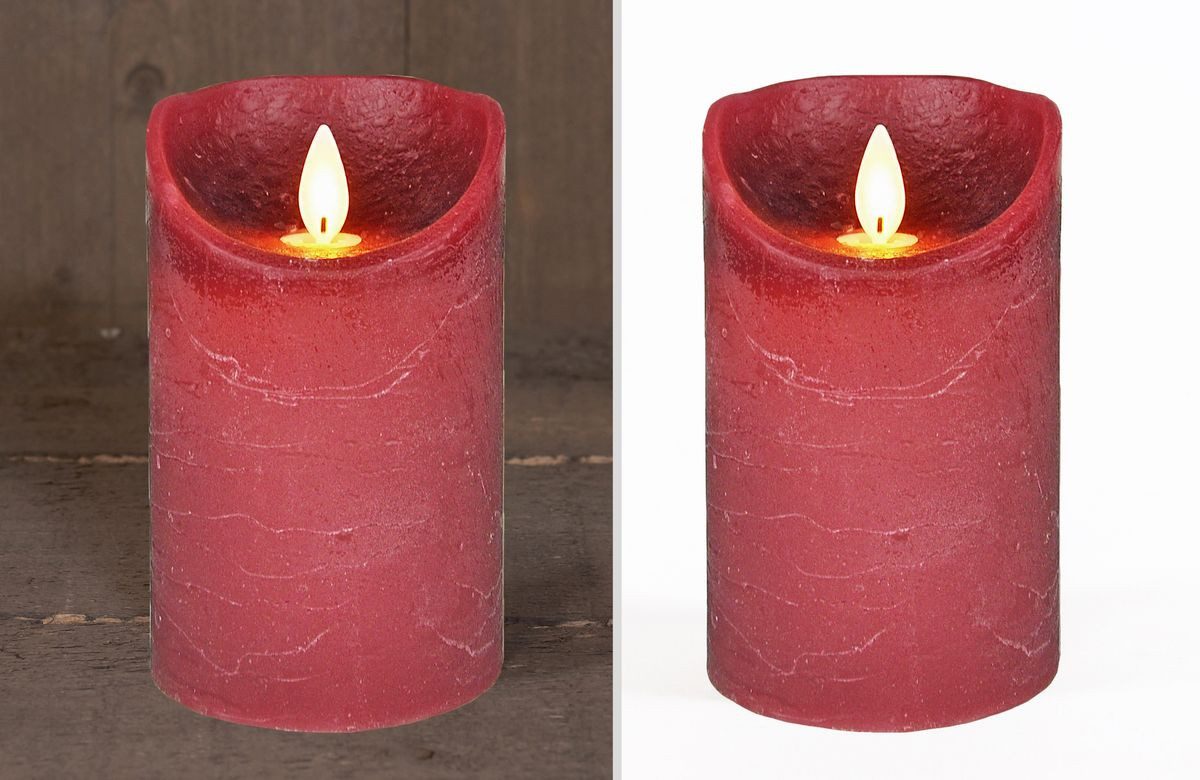 Coen Bakker Deco BV LED-Kerze LED Echtwachskerze Kerze 10 / 12,5 / 15 cm Ti günstig online kaufen