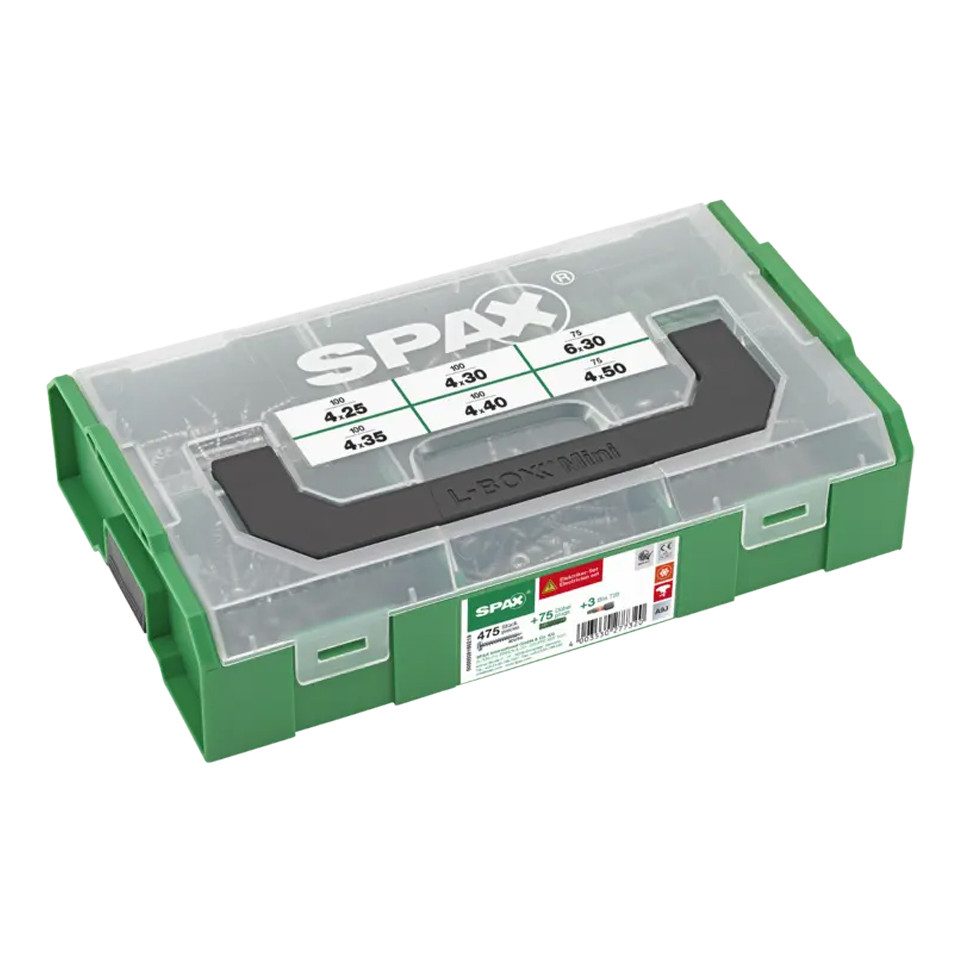 SPAX Schrauben-Set SPAX Elektriker L-BOXX KLEIN TSP
