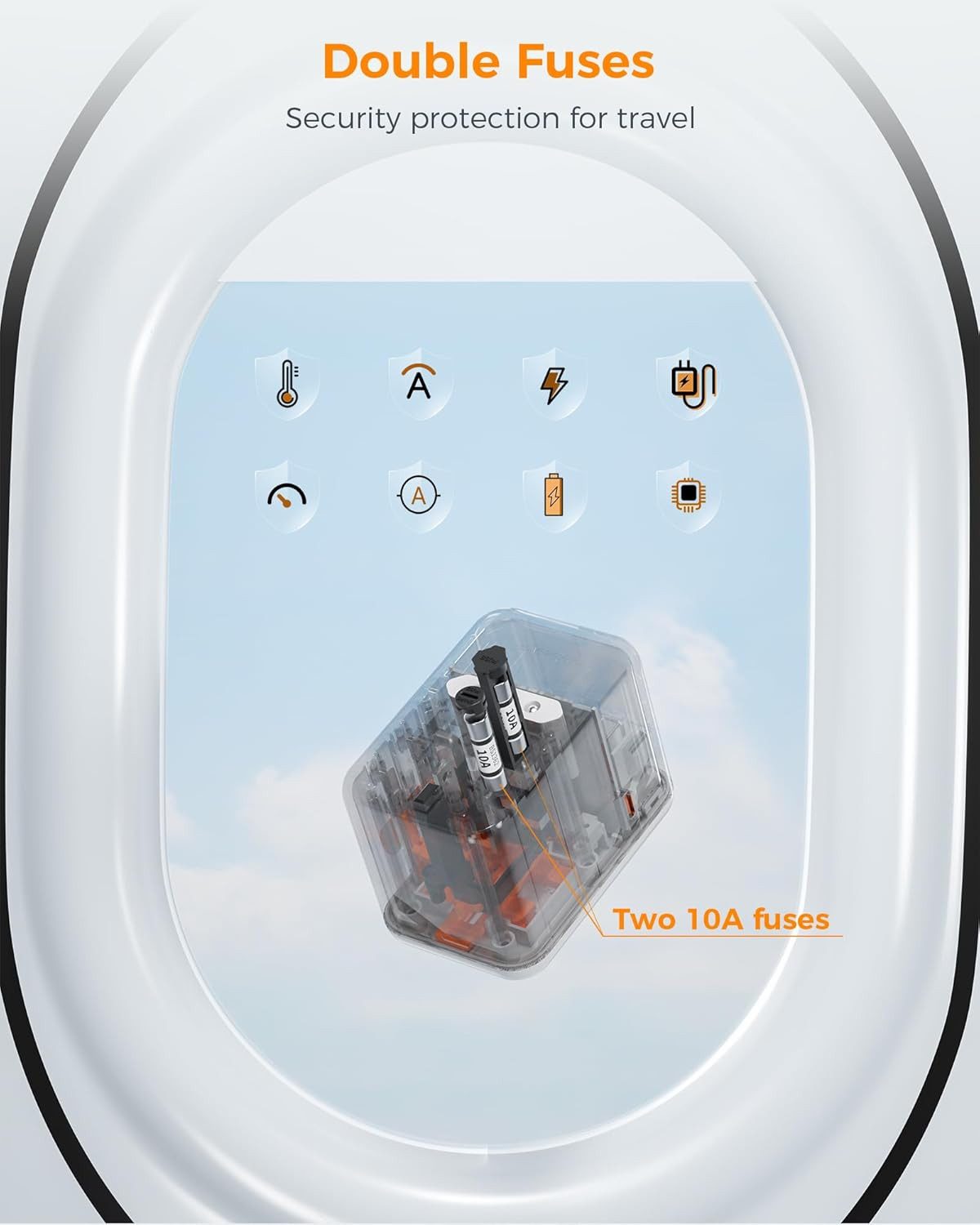 TESSAN Reiseadapter Weltweit 65W Ladegerät für Deutschland USA Reiseadapter