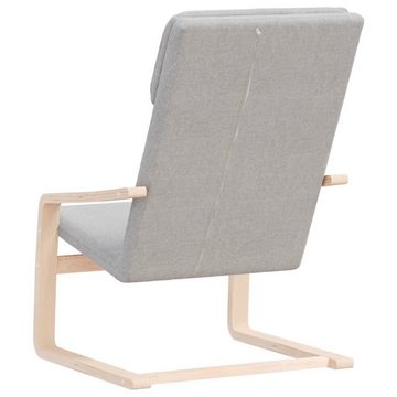 vidaXL Sessel Relaxsessel Hellgrau Stoff (1-St)