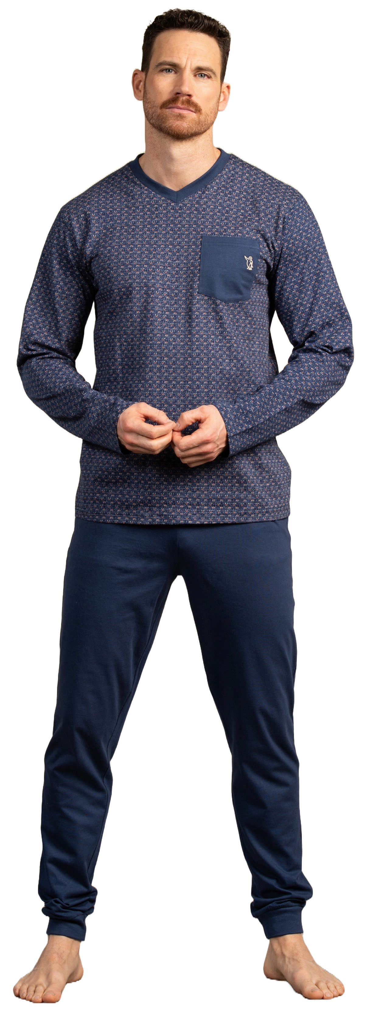 Eskimo Pyjama Eskimo Herren Schlafanzug (2 tlg) Baumwolle günstig online kaufen