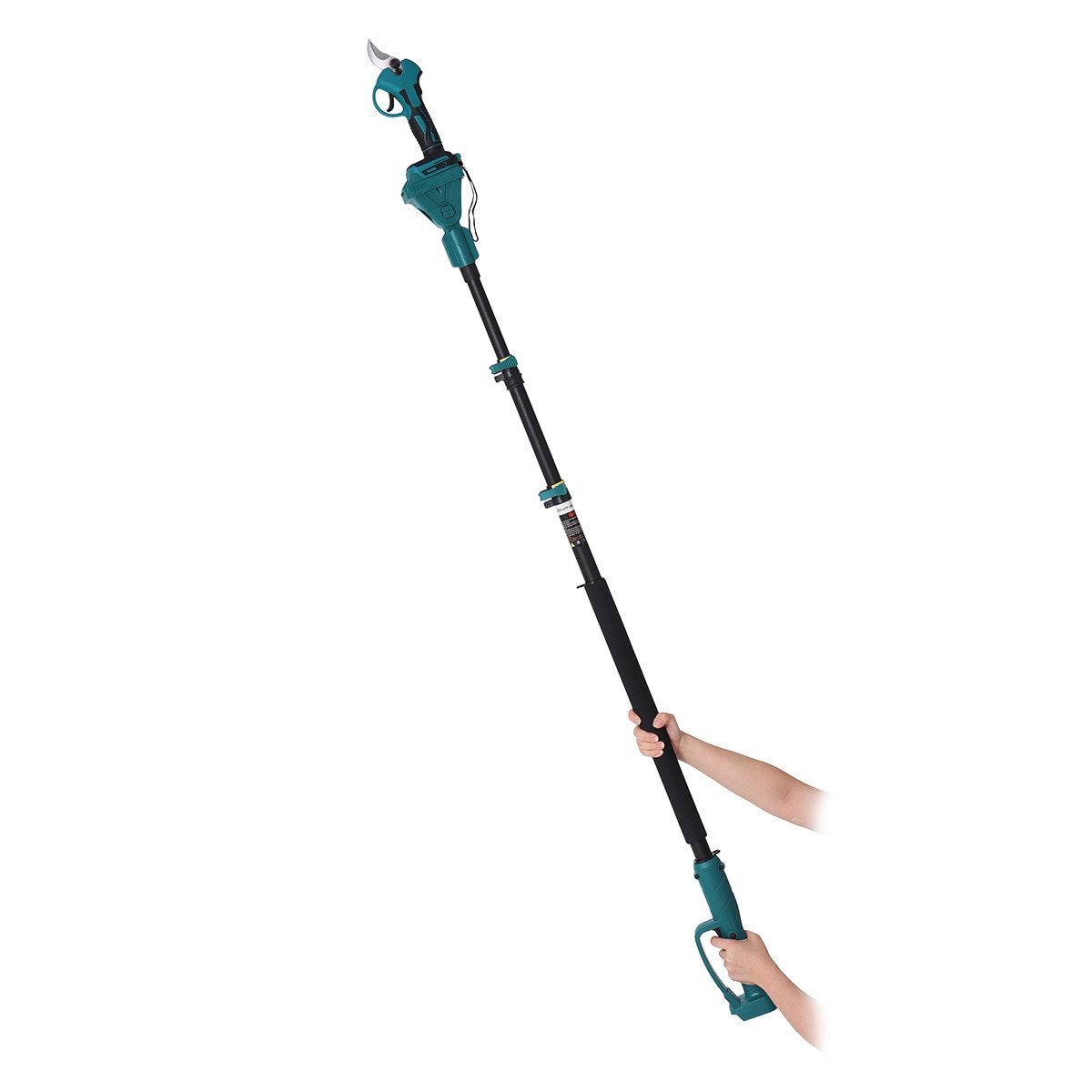 AUDEW Akku-Astschere 18V Elektrische Gartenschere Bürstenlose Astschere Teleskop, mit 250cm Teleskopstange, für Garten Äste Obstgärten