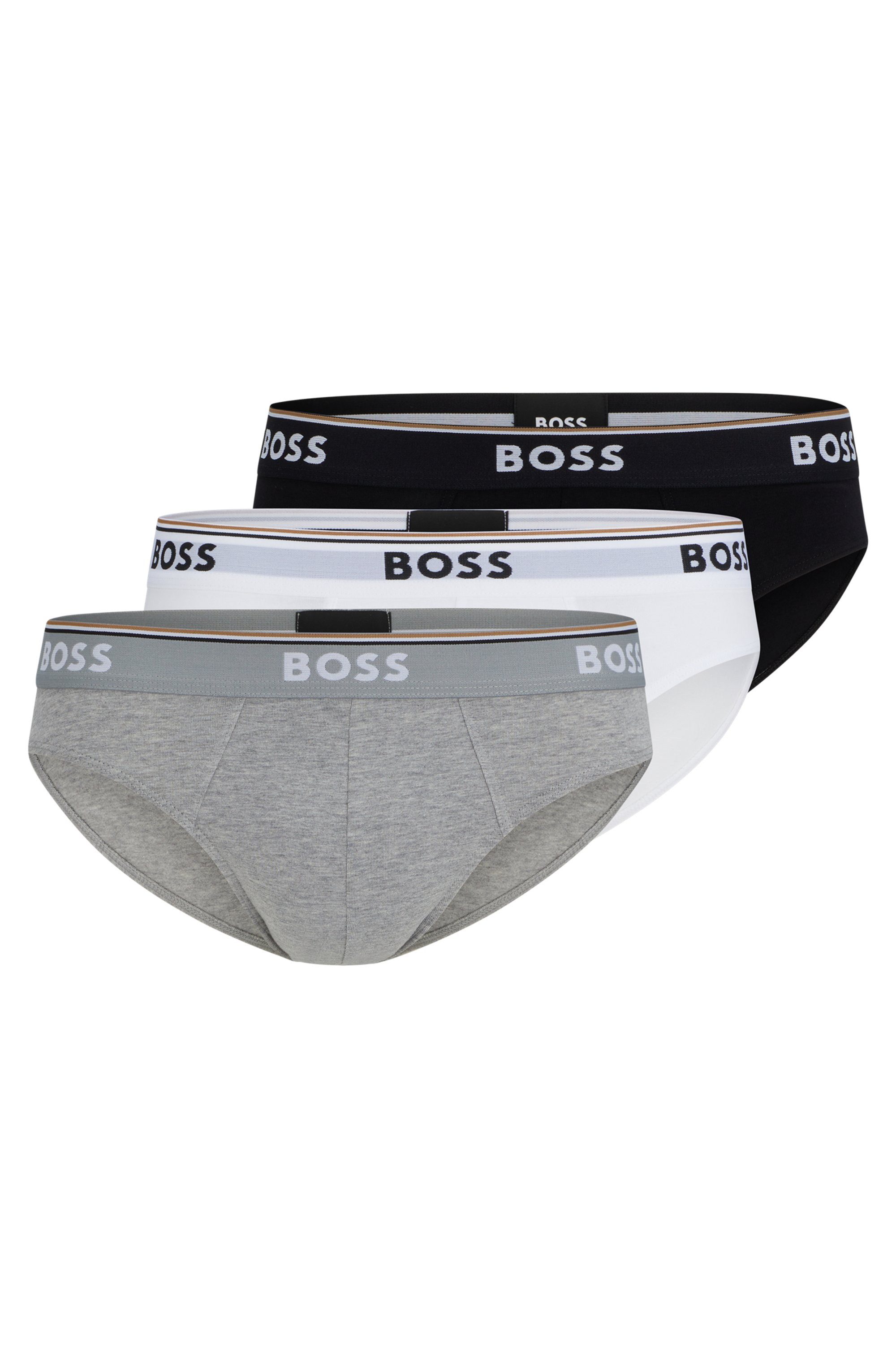 BOSS Slip (Packung, 3er-Pack) mit Logo Webbund günstig online kaufen
