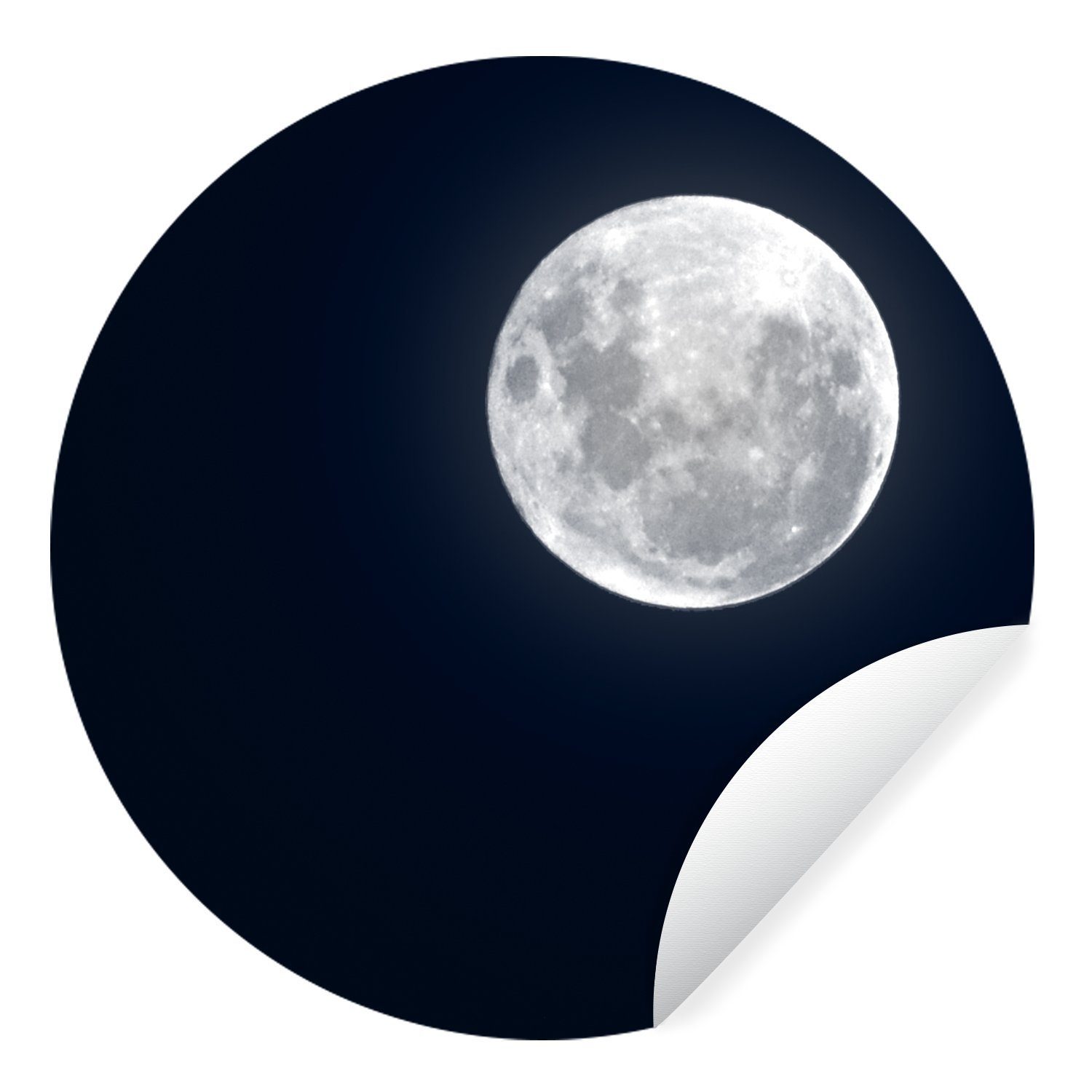 MuchoWow Wandsticker Mond - Himmel - Nacht (1 St), Wandtattoo Selbstklebend günstig online kaufen