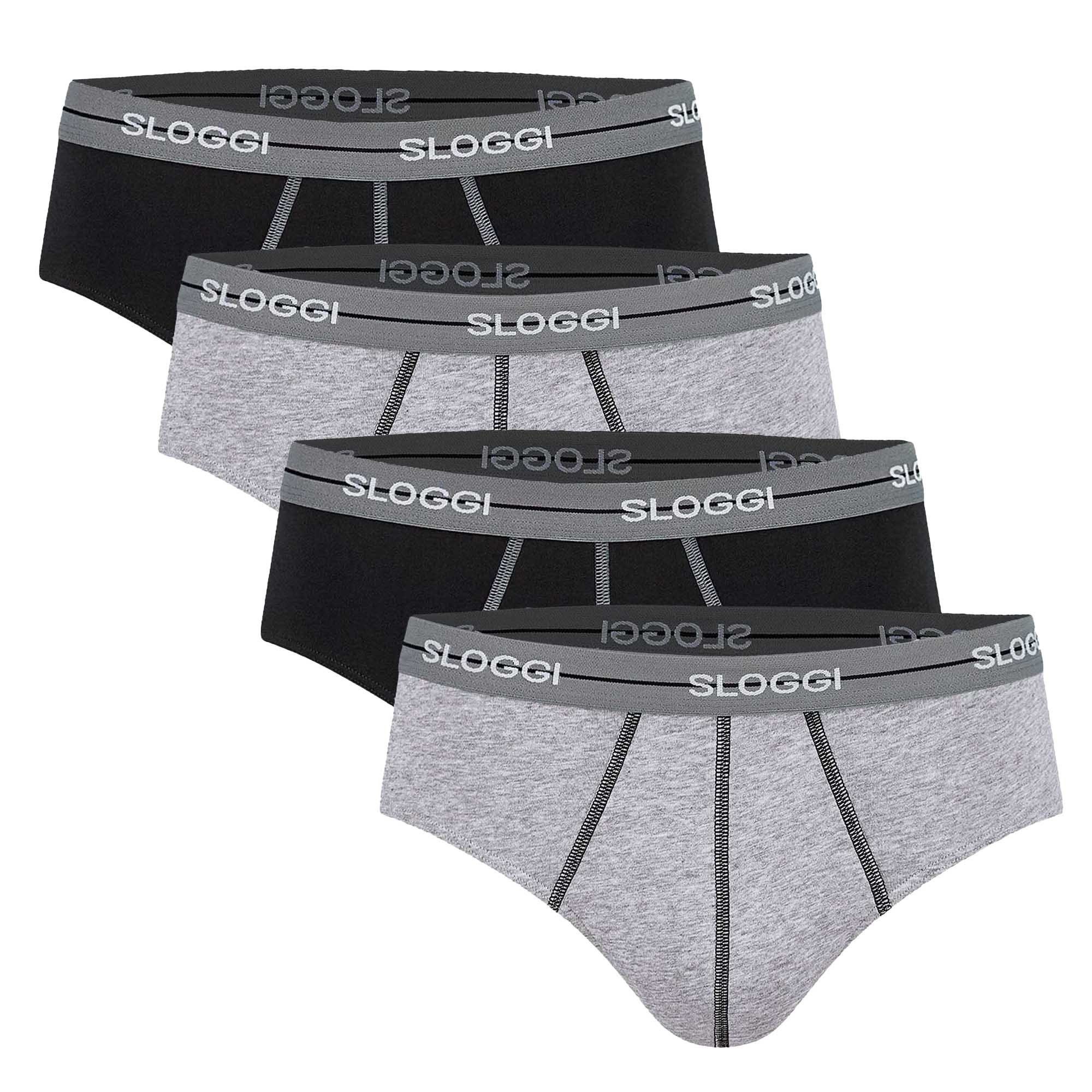 Slip Herren Slip 4er Pack Baumwollmischung