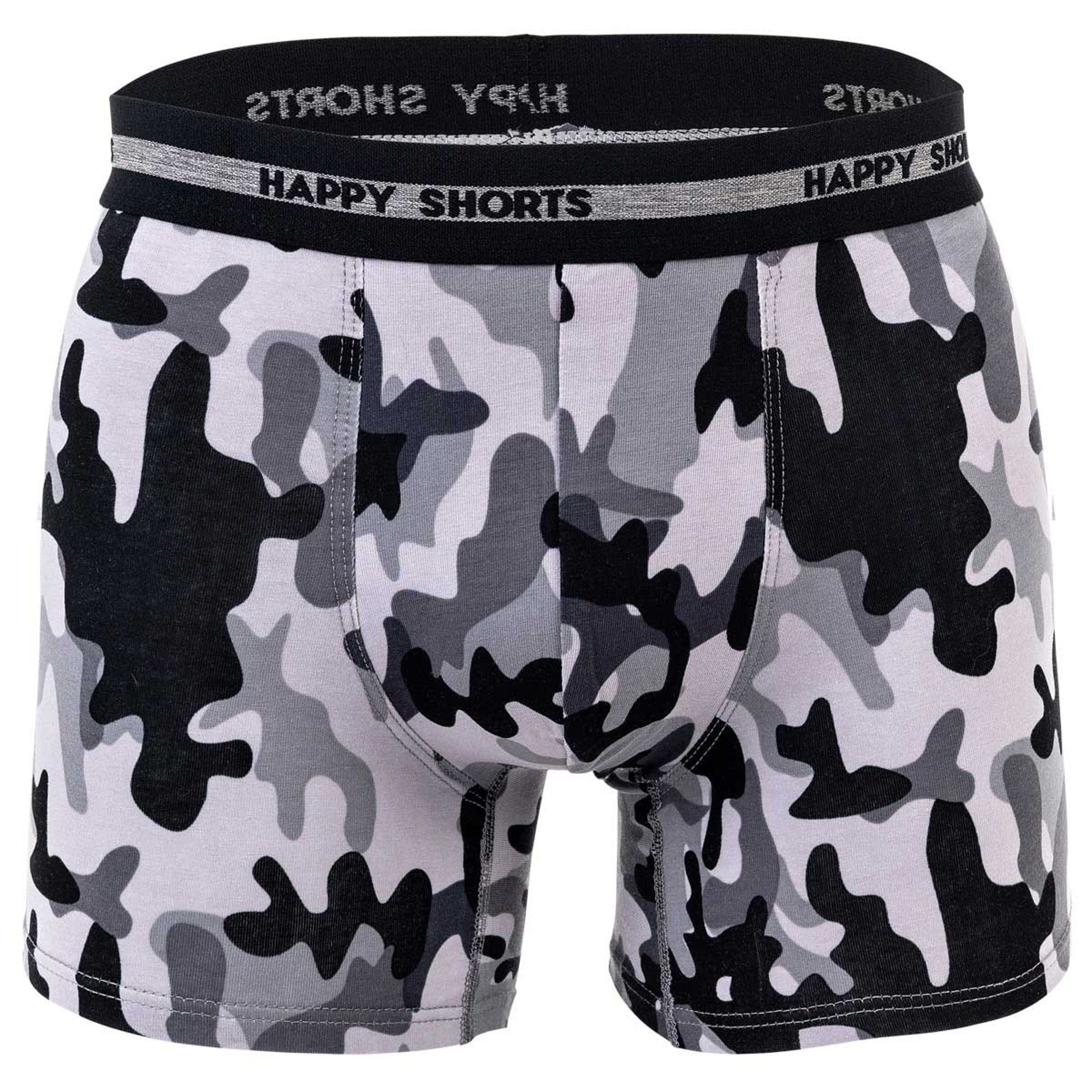 HAPPY SHORTS Boxer Herren Boxershort 3er günstig online kaufen