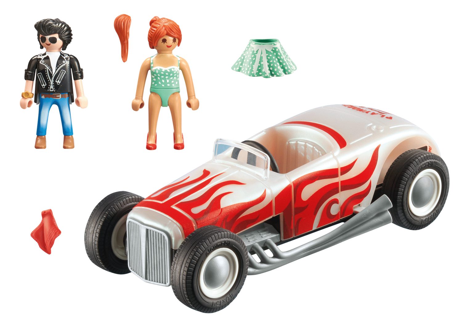Playmobil® City Life Hot Rod Starter Pack Konstruktions-Spielset, (Hot Rod Starter Pack), Made in Europe