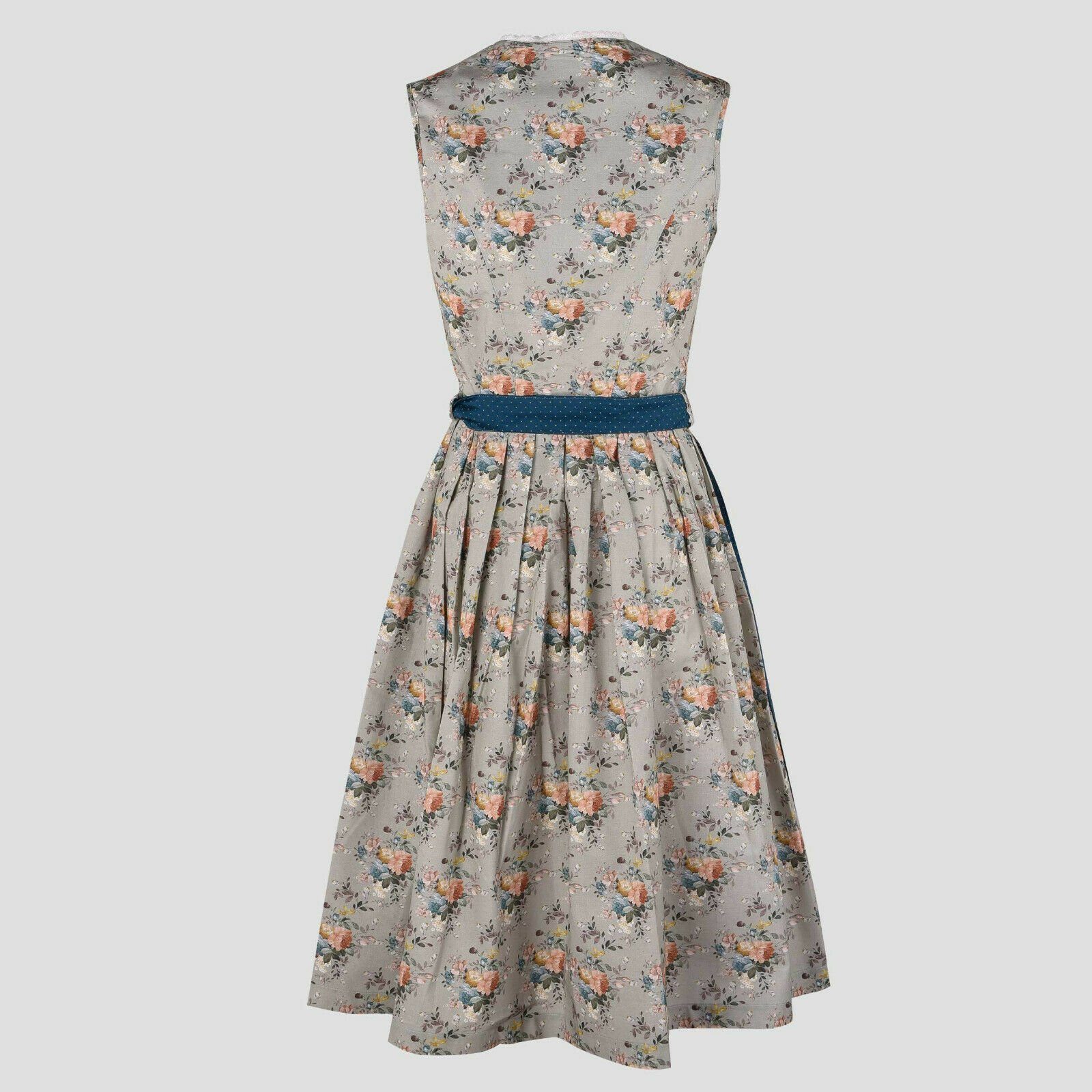 Ramona Lippert Dirndl Tara Damen 2 teiliges geblümt hochgeschlossen Olivgrü günstig online kaufen