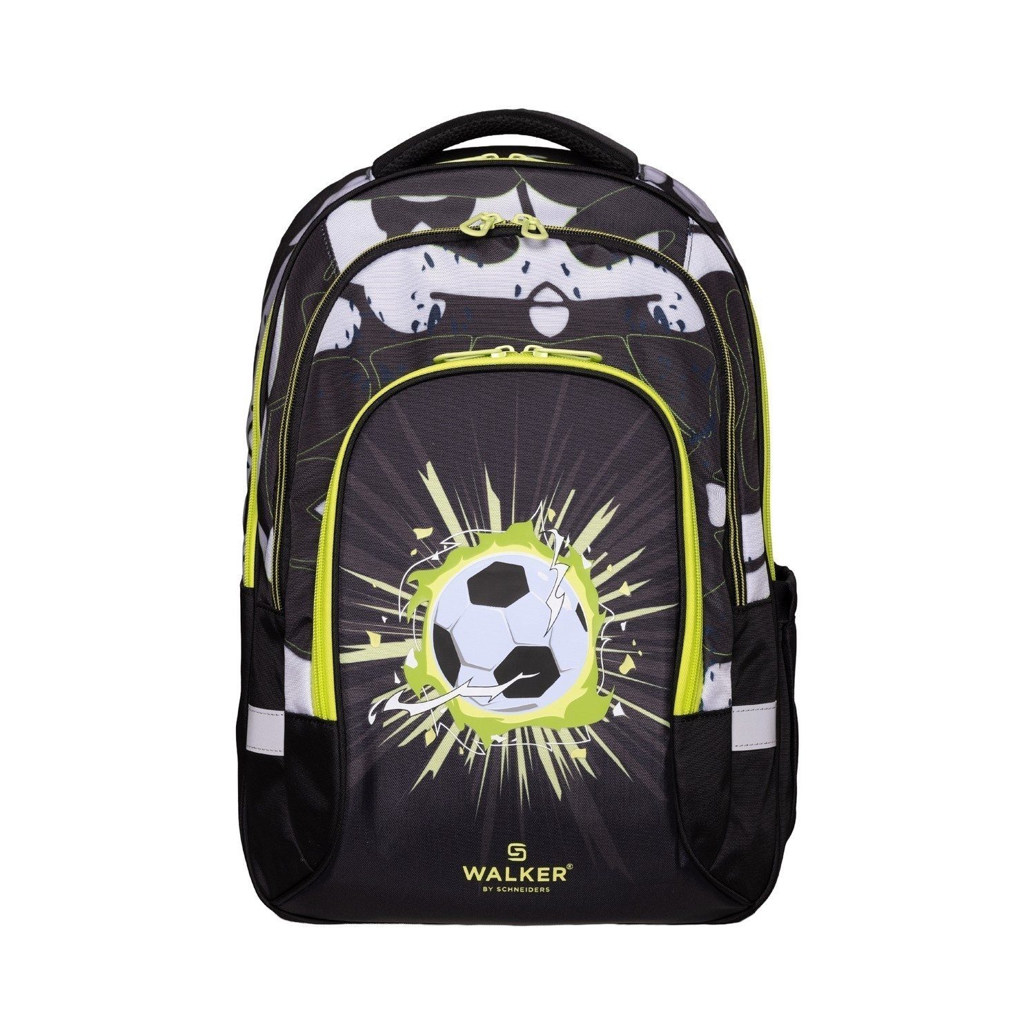 Schneiders Schulrucksack Walker FAME ACE Grey Football