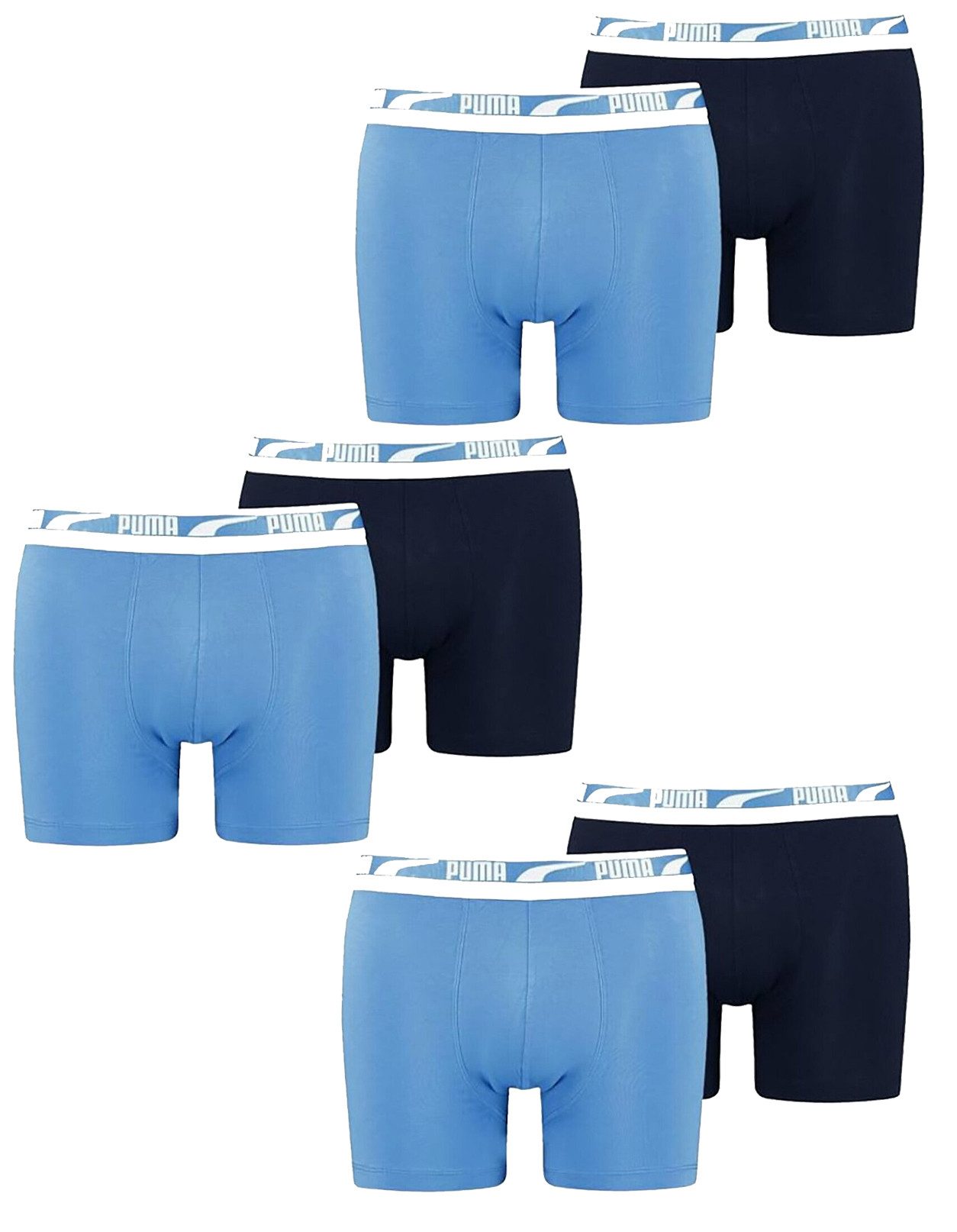 PUMA Boxershorts (Packung, 6er-Pack) Klassische Unterwäsche für Männer günstig online kaufen