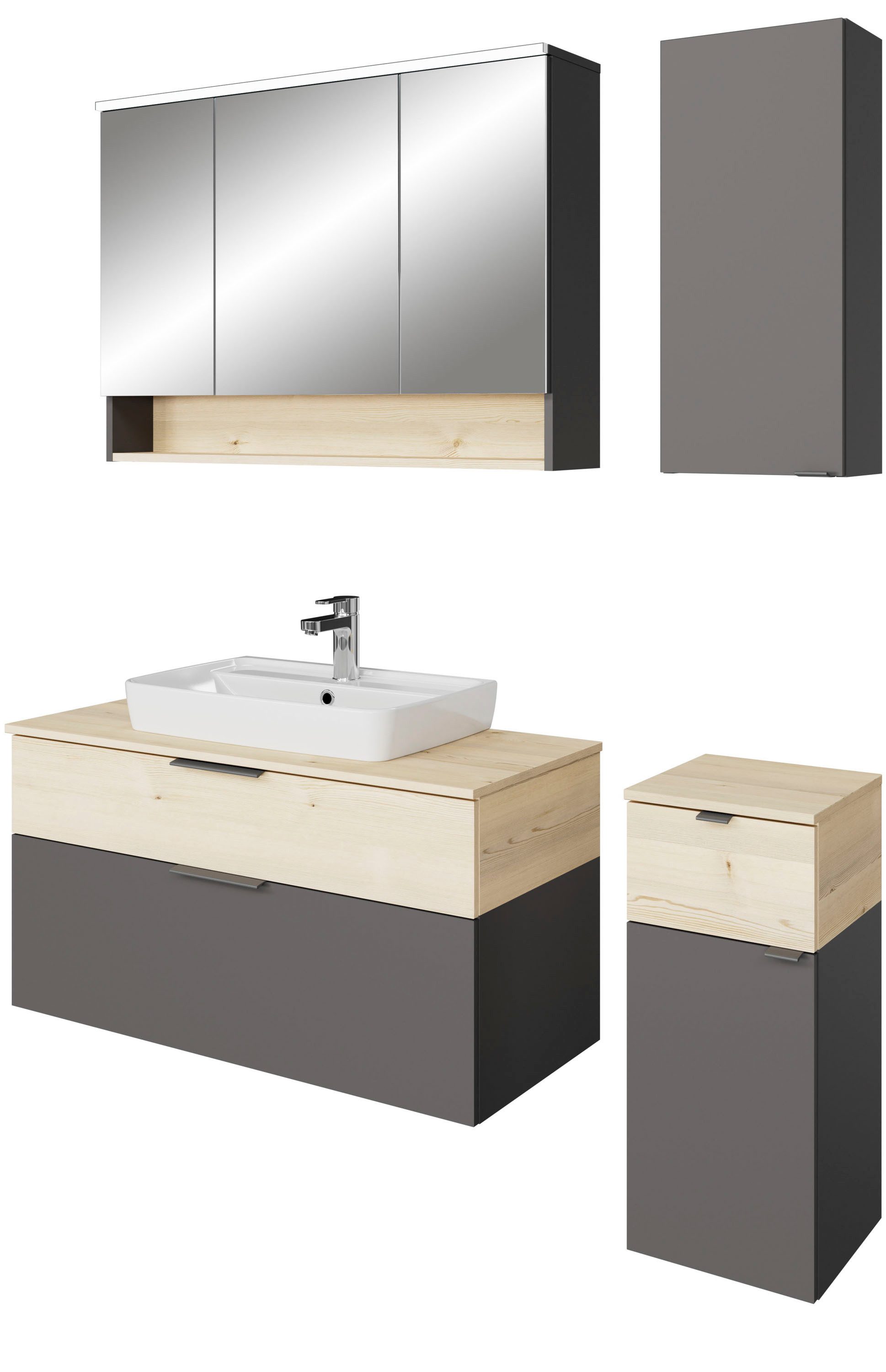 Saphir Badmöbel-Set Quickset 394, (Komplett-Set, 5-St)