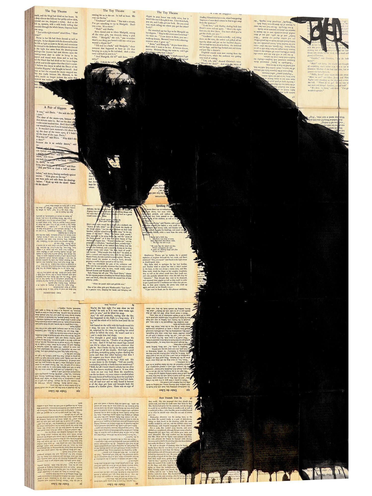 Holzbild Loui Jover