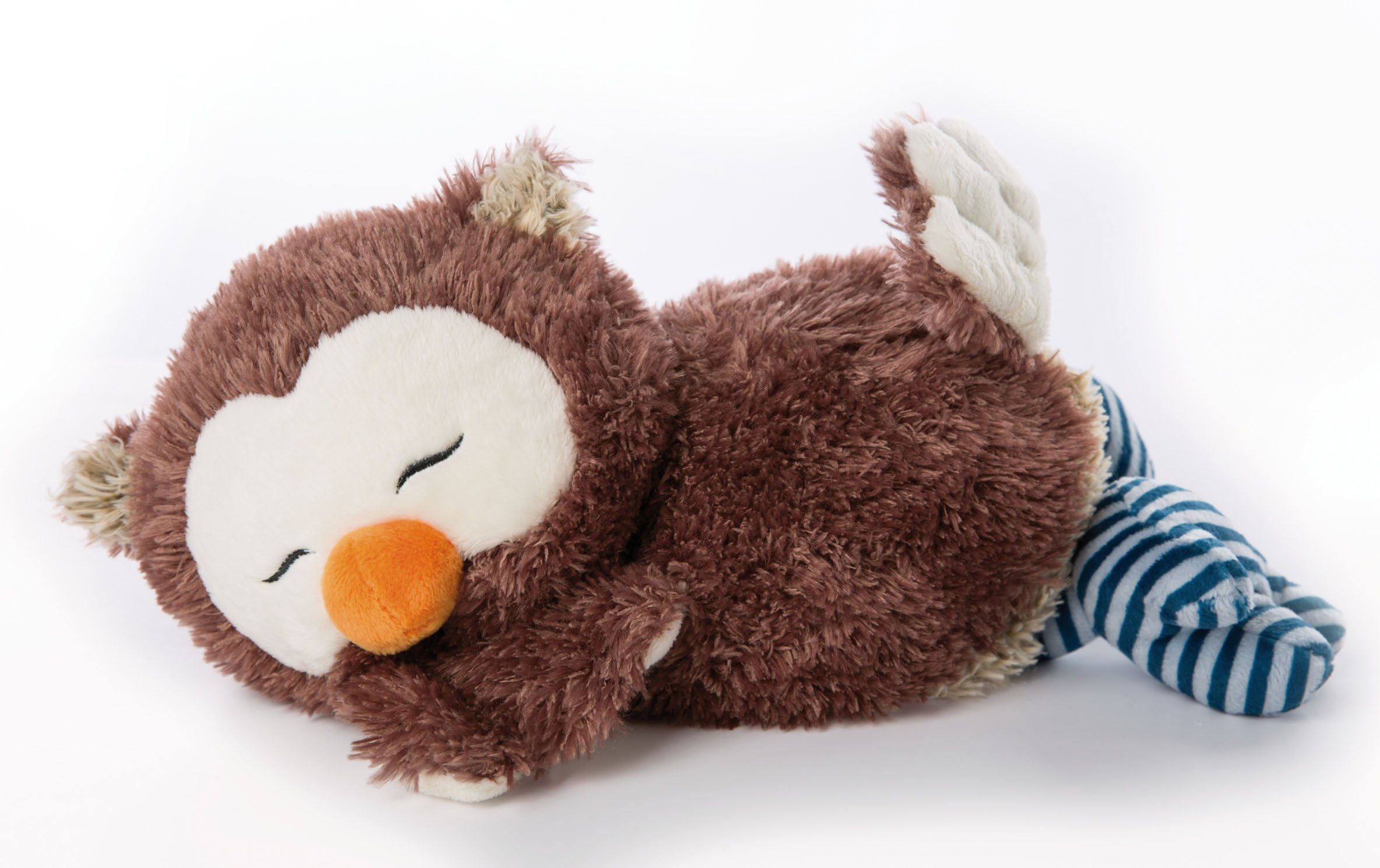 Nici Kuscheltier The Owlsons, Eule Oscar, 35 cm, liegend