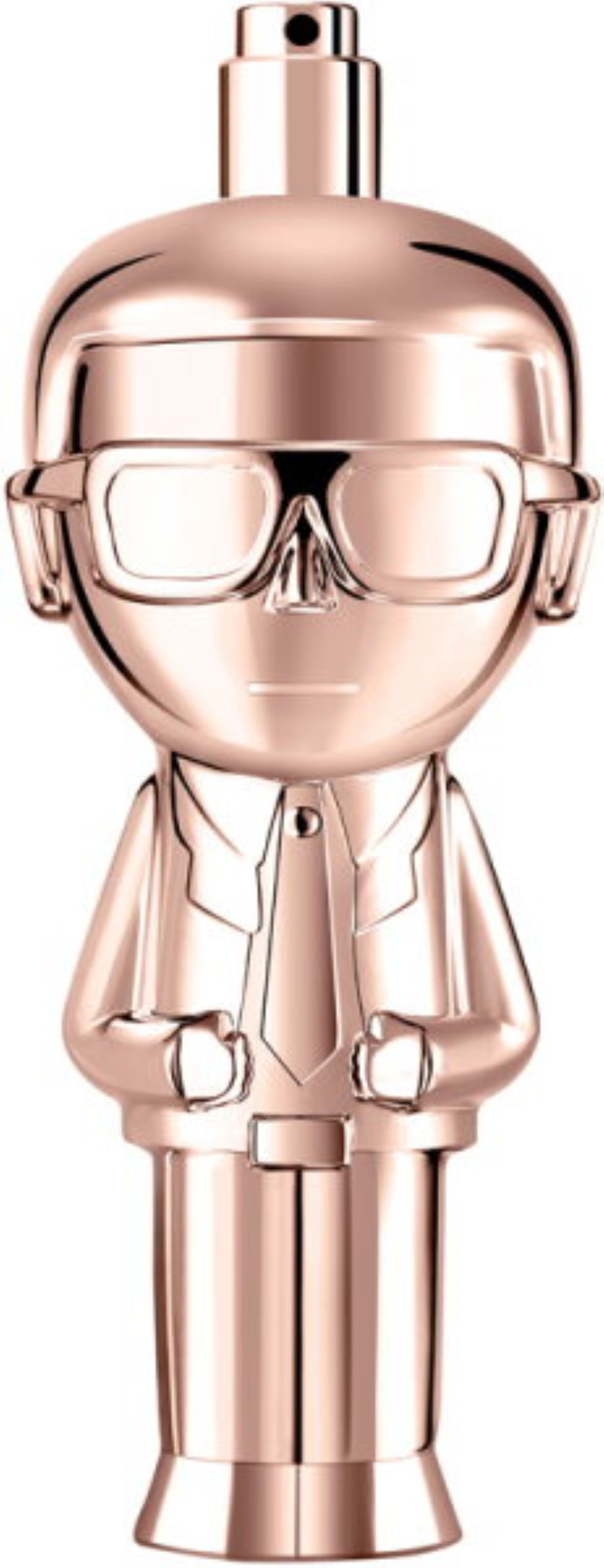 KARL LAGERFELD Eau de Parfum Ikonik for Women, luxuriöse Flakon in Rosé mit Signature-Form