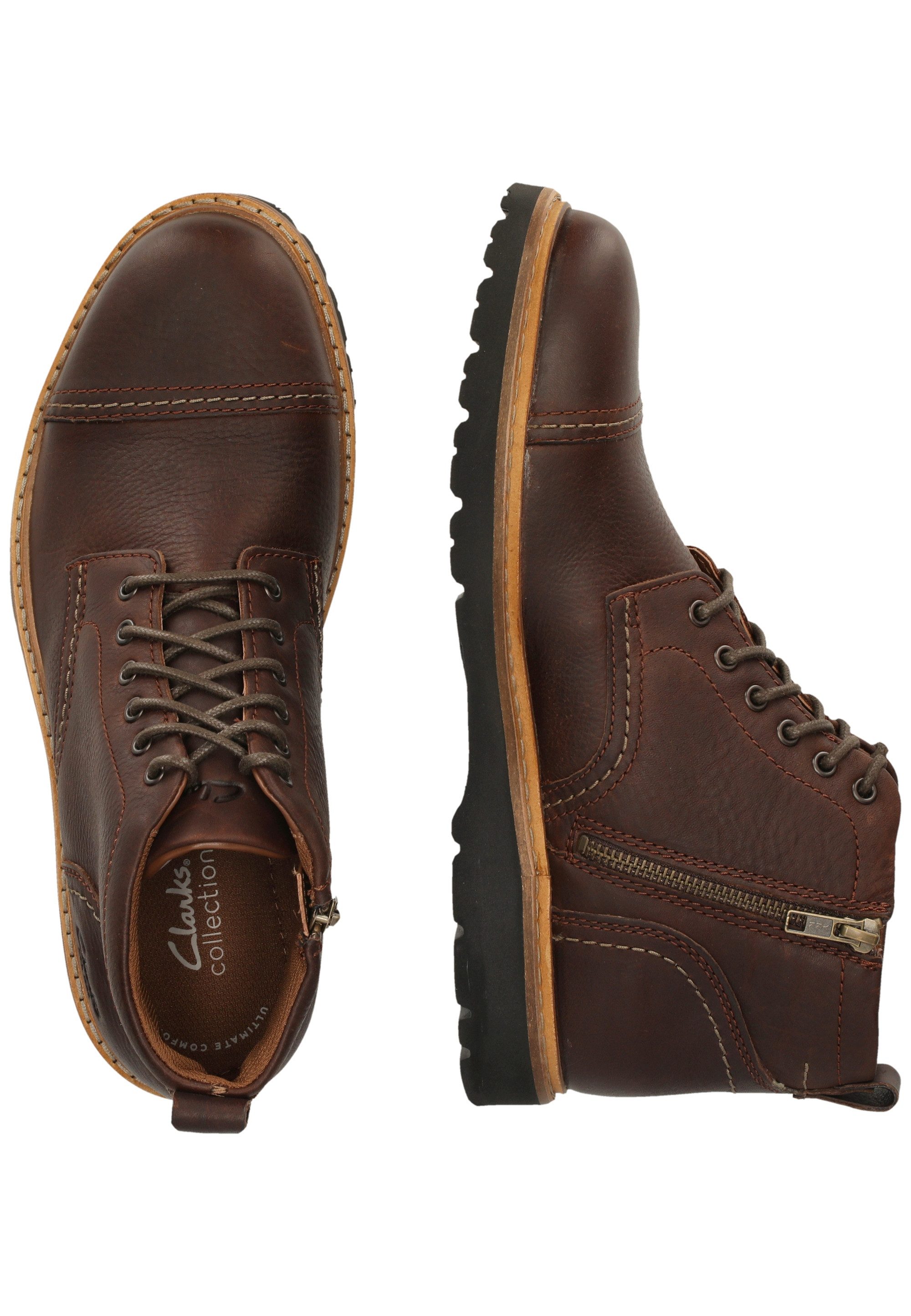 Clarks Weltridge Zip Stiefel mit Zehenkappe