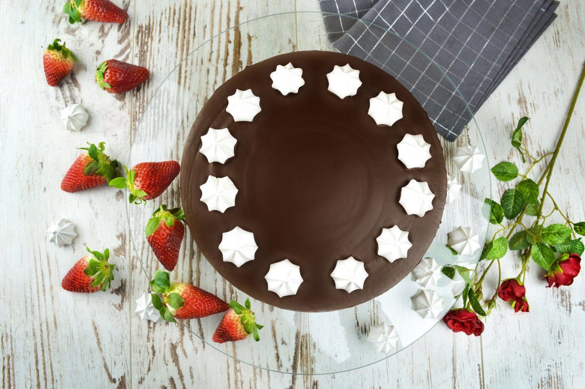 Sendez Tortenplatte Drehbar ø40 cm Glasplatte Kuchenplatte Tortenständer Servierplatte, Glas, (1-tlg)