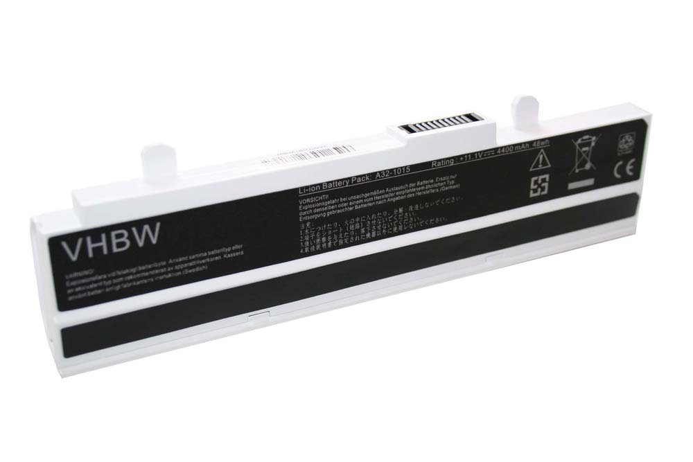 vhbw kompatibel mit Asus Eee PC EPC 1215, EPC 1016P Laptop-Akku Li-Ion 4400 mAh (11,1 V)