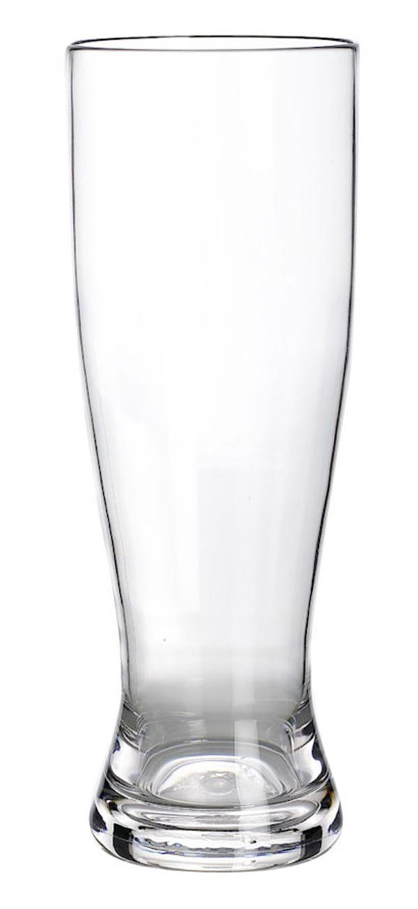 GIMEX Bierglas Weizenbier Glas Kunstoff für Yacht, Boot und Camping, SANStyrol-Acrylnitril(lebensmittelzugelassen)