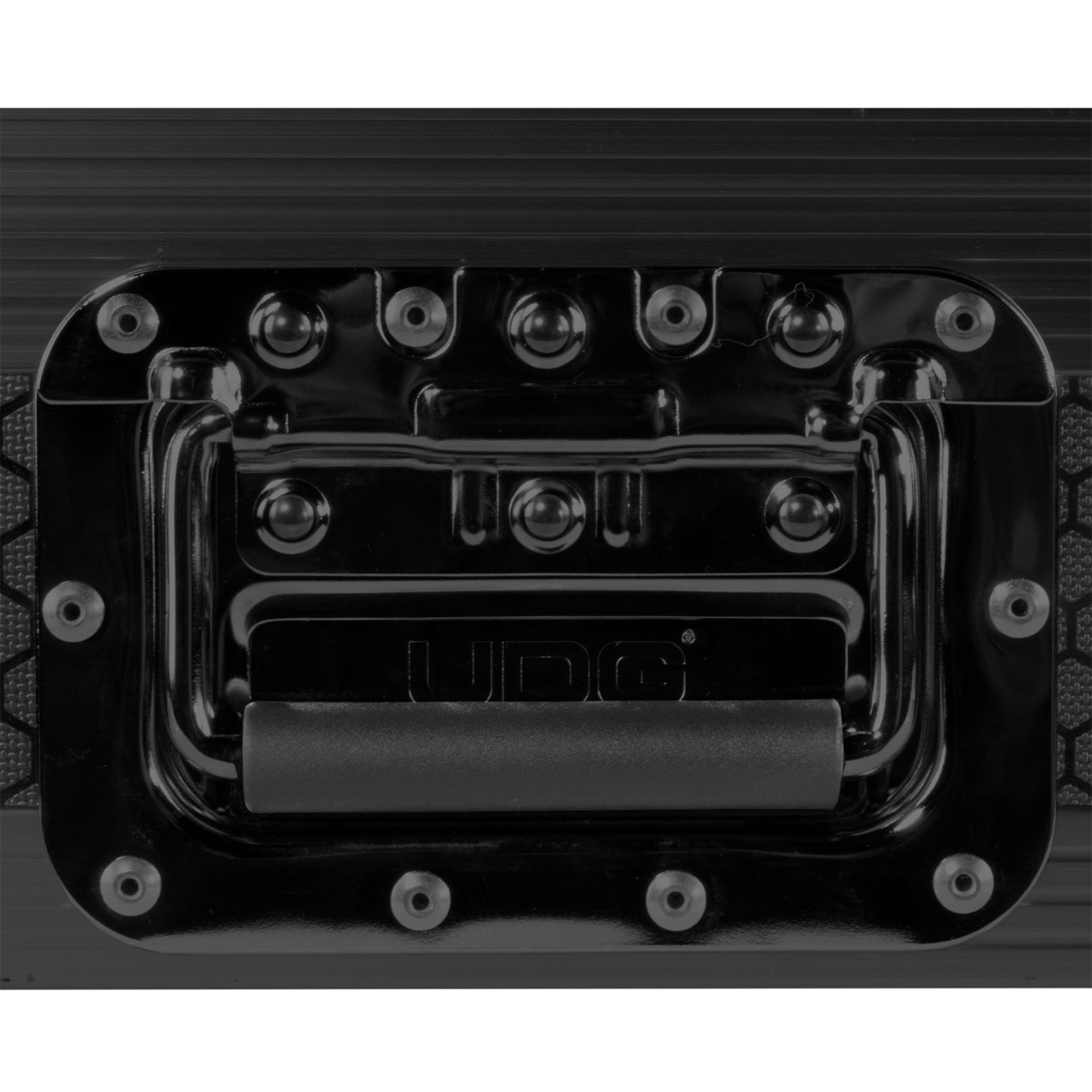 UDG Koffer, Ultimate Flightcase Pioneer DDJ-FLX10 Black Plus Laptop Shelf+Wheels