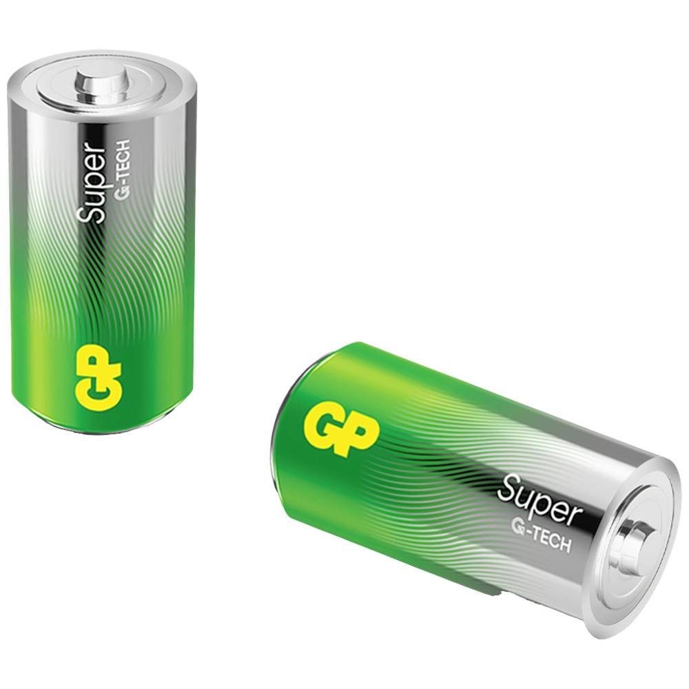 GP Batteries GP Super Alkaline Batterien C Baby, LR14, 1.5 V, Akku