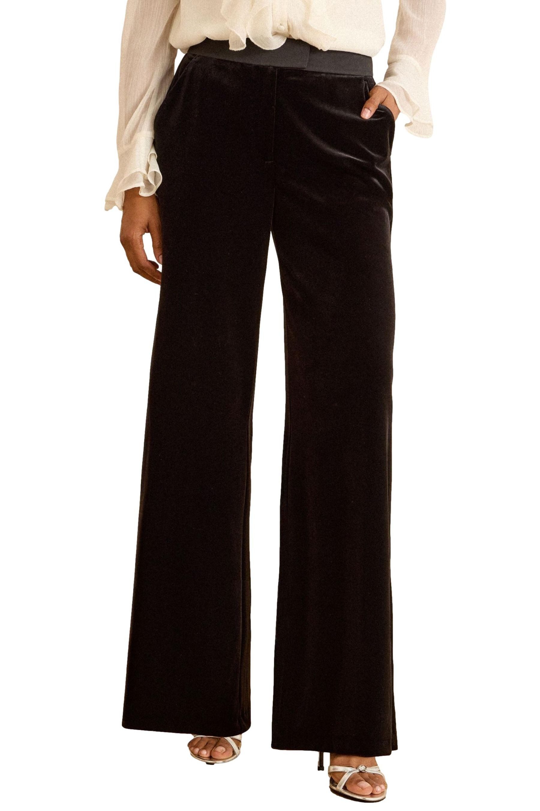 Love & Roses Samthose Love & Roses Samthose mit weitem Bein, Regular (1-tlg günstig online kaufen