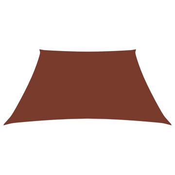 furnicato Sonnenschirm Sonnensegel Oxford-Gewebe Trapezform 4/5x4 m Terrakotta-Rot