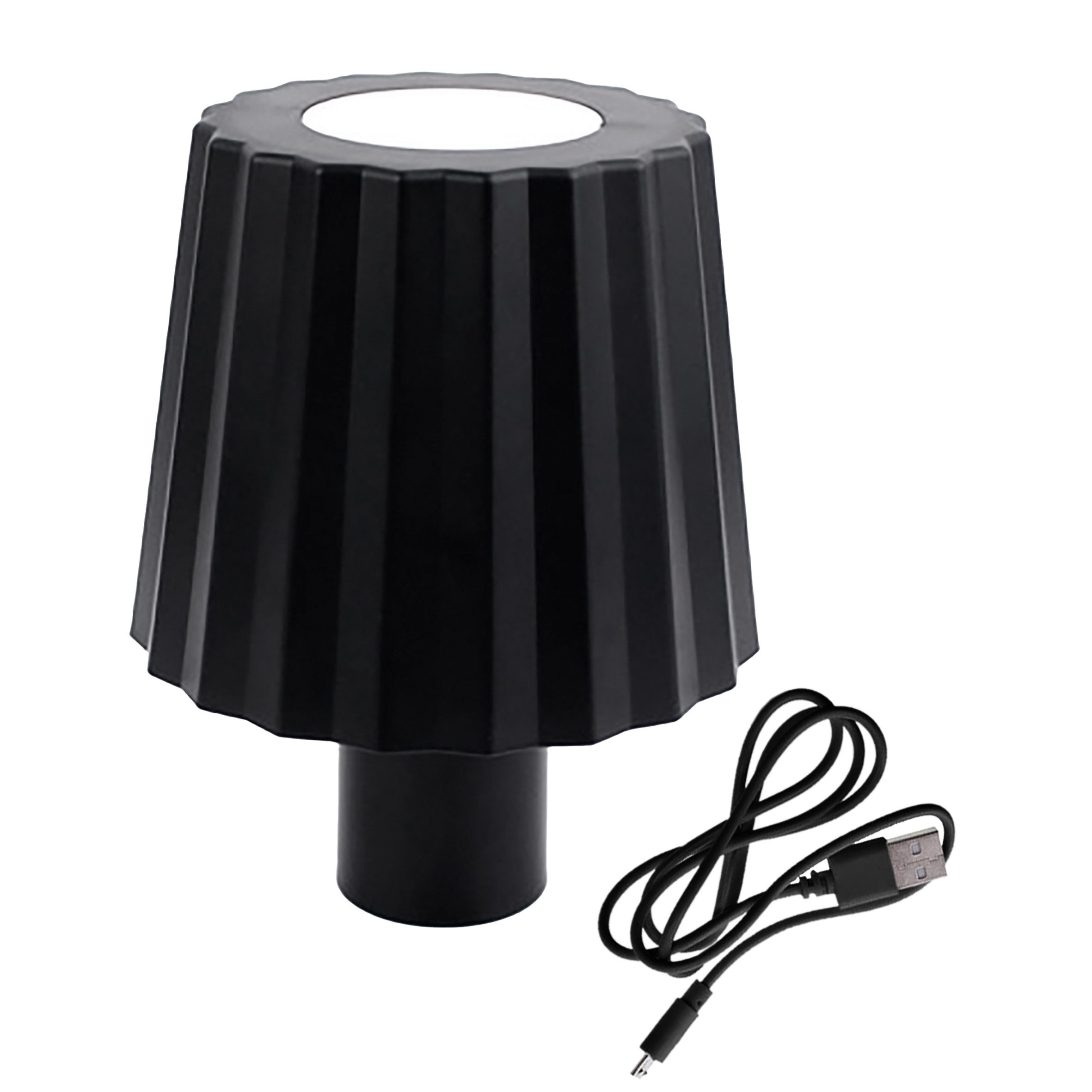 Spetebo LED Tischleuchte Akku Touch Flaschenleuchte mit 60 LED 14 x 10 cm, günstig online kaufen