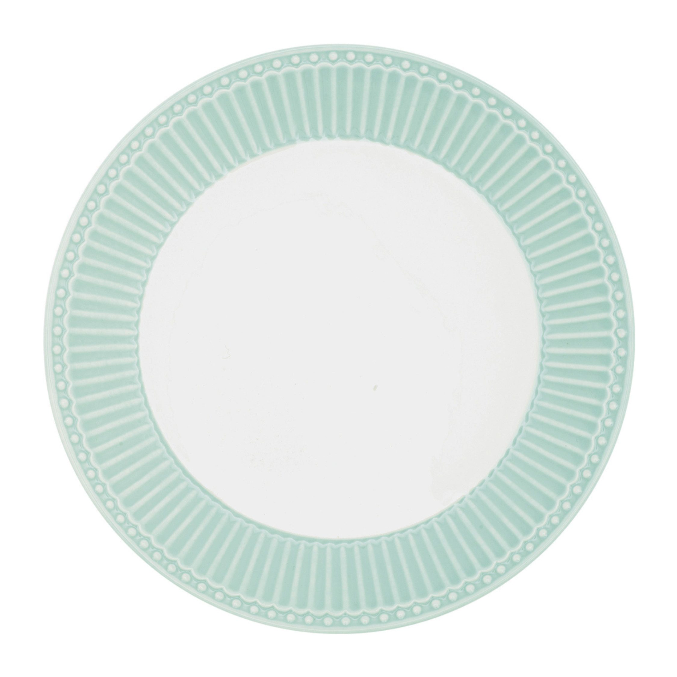 Greengate Frühstücksteller GreenGate Frühstücksteller Alice kühle Minze (23 cm)