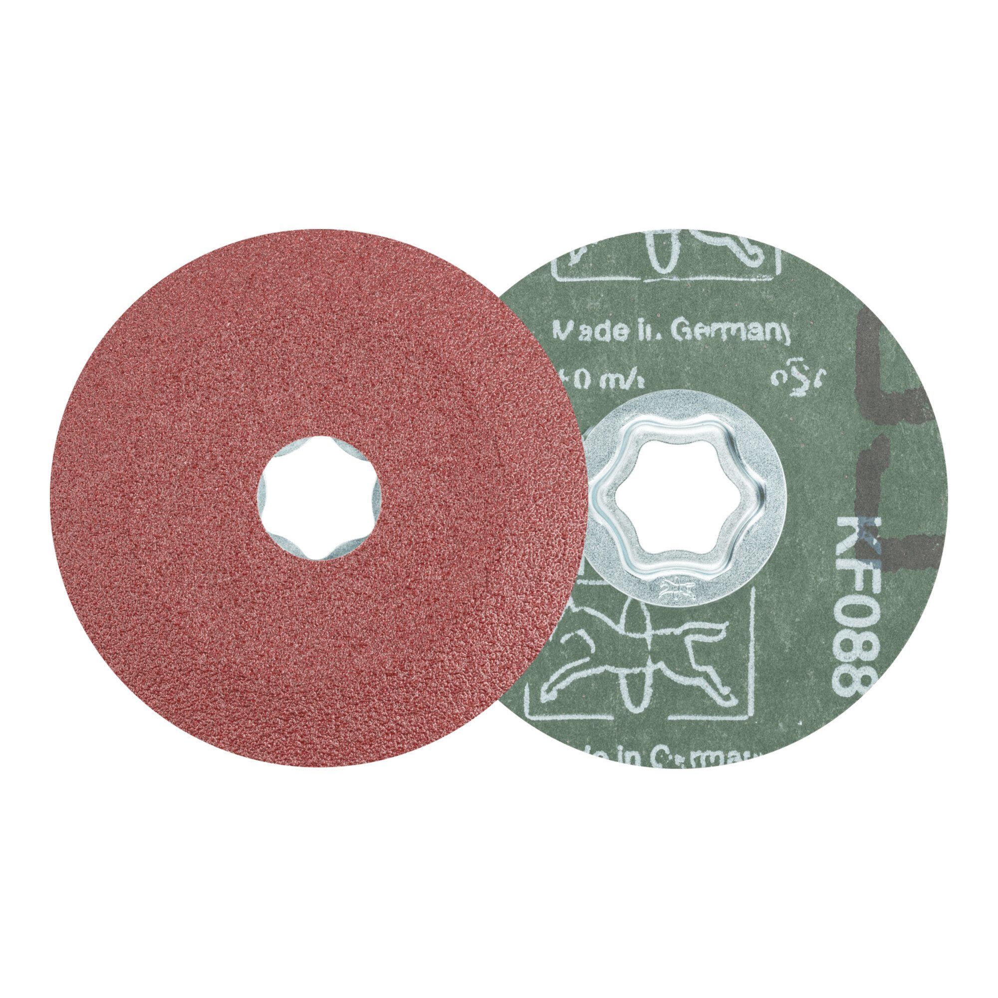 Pferd Schleifscheibe PFERD TOOLS COMBICLICK Korund Fiberscheibe Ø 100mm A60 für universelle