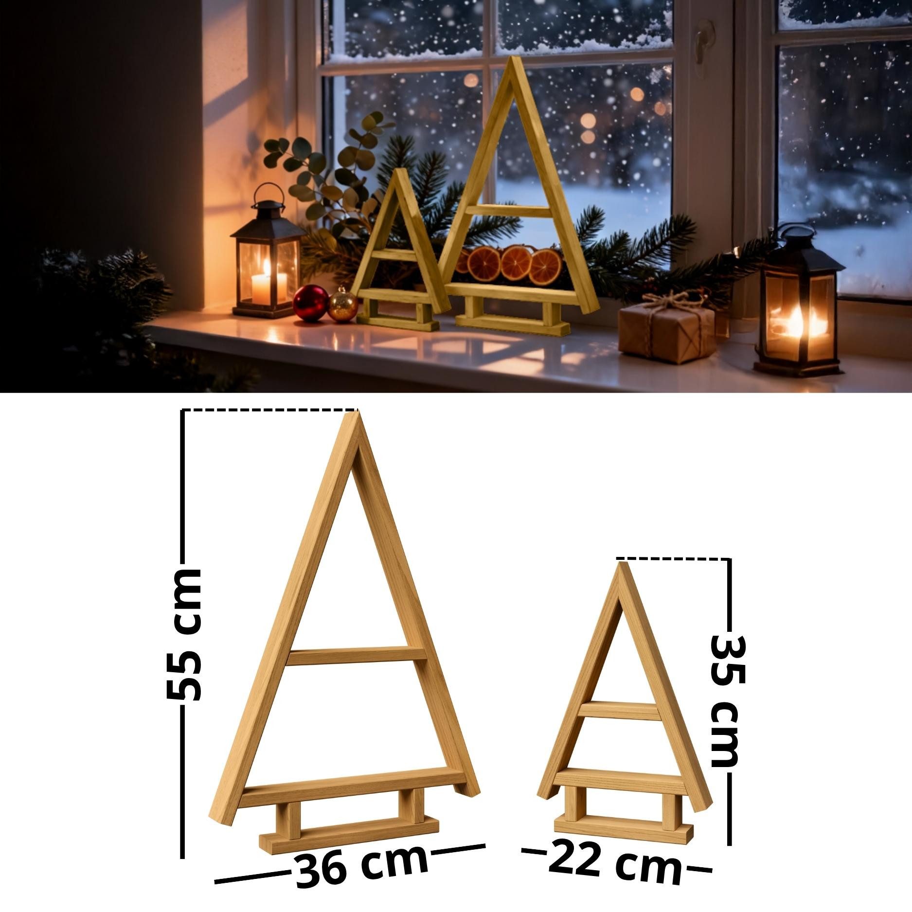 Floranica Weihnachtsfigur Deko 2er SET Handgemacht günstig online kaufen