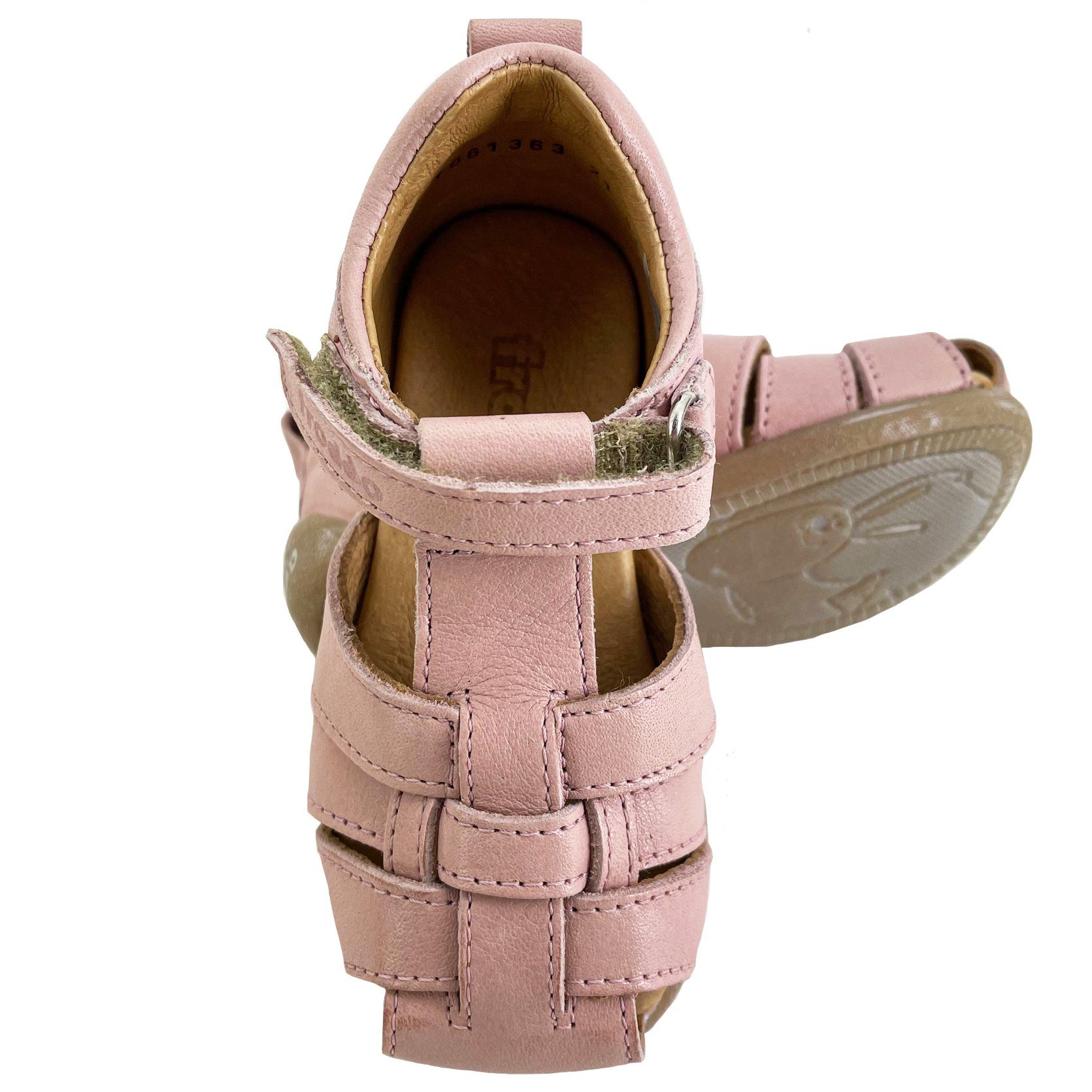 mit Sandale aus froddo® PINK Leder G2150168 Klettverschluss