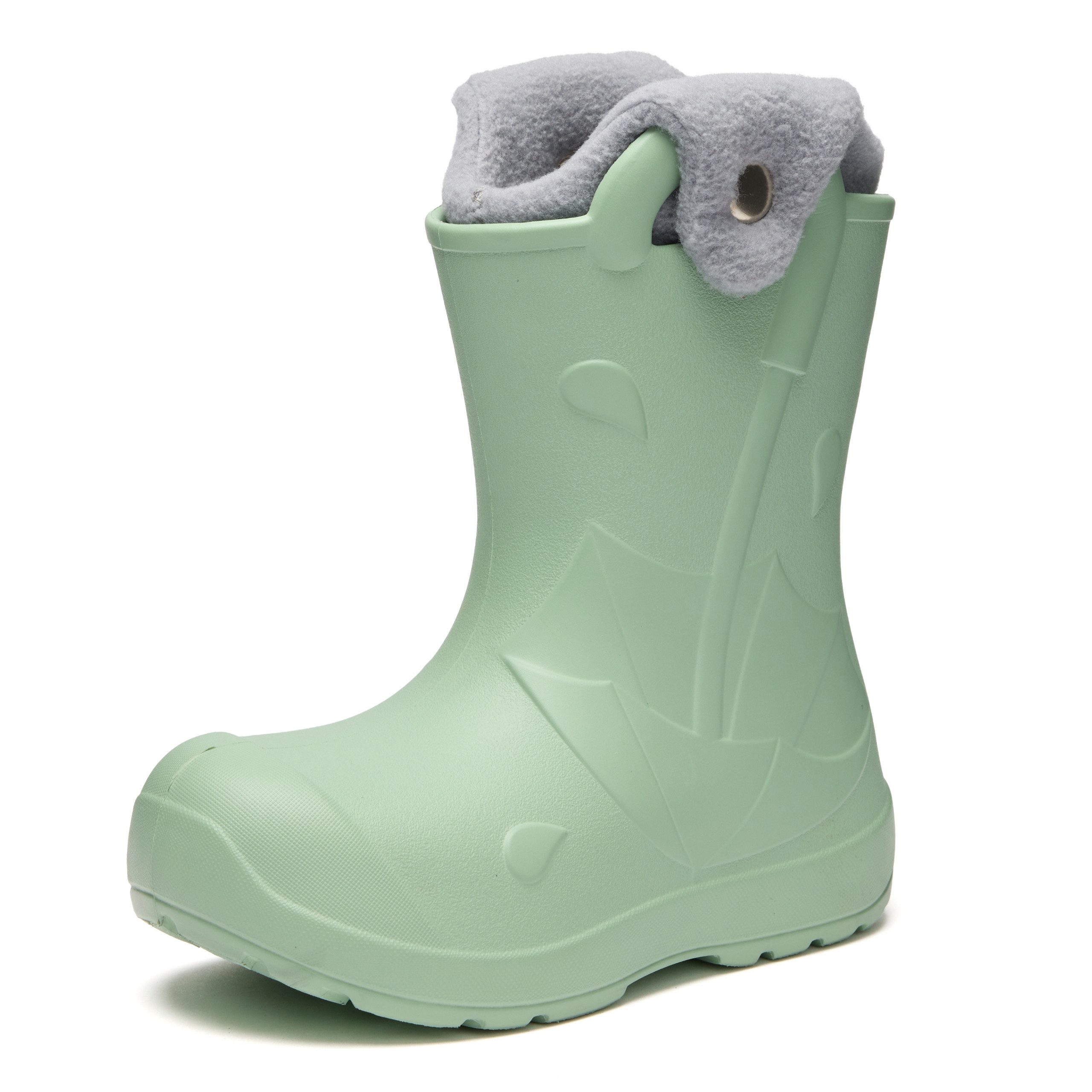 Ladeheid x Camminare Kinder aus leichtem EVA warm gefüttert mit Griff LA-CA-21 Gummistiefel