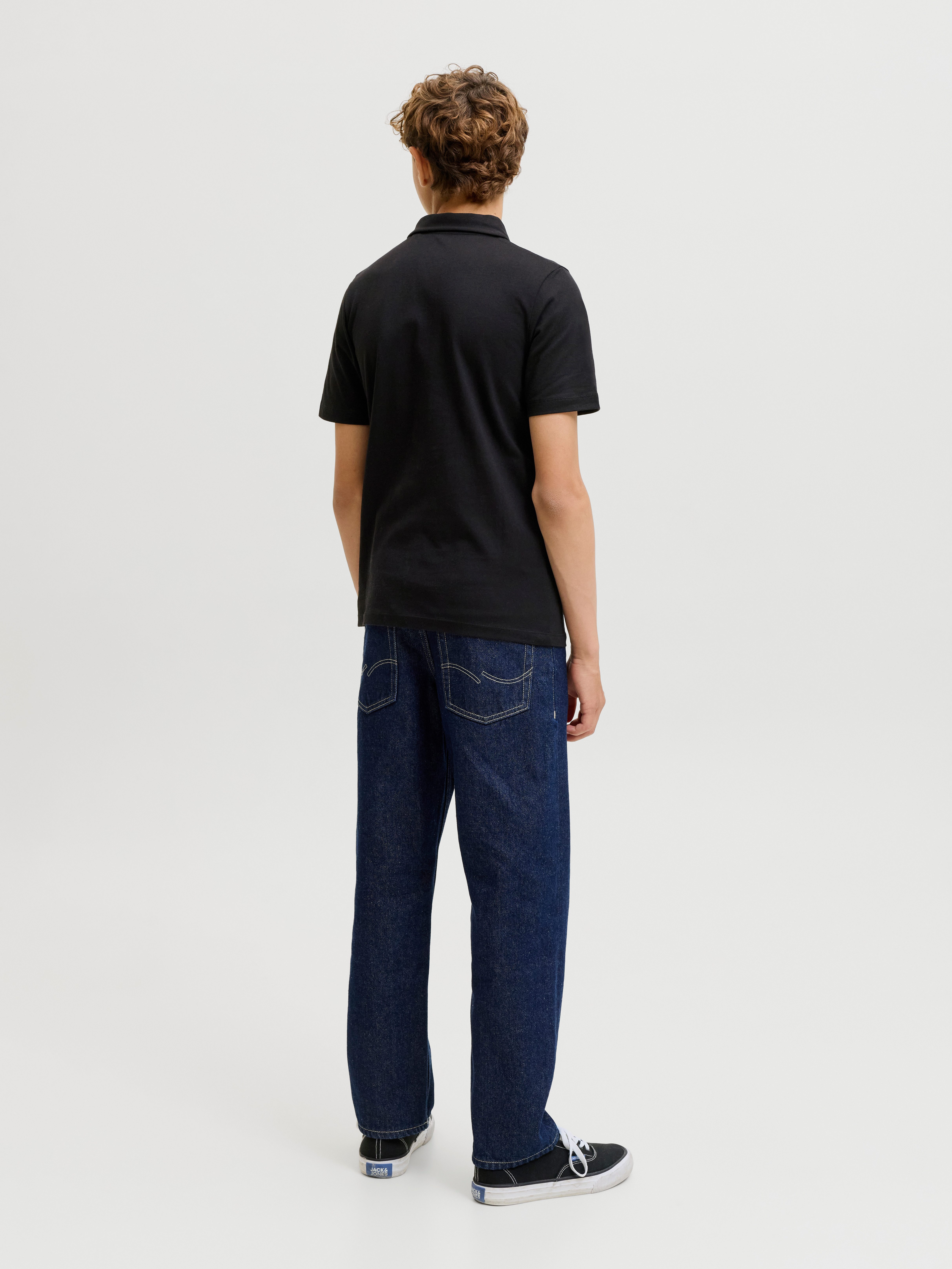 Jack & Jones Junior Poloshirt JJAERO POLO SS JNR Baumwolle, regular fit – Bild 5 von 5