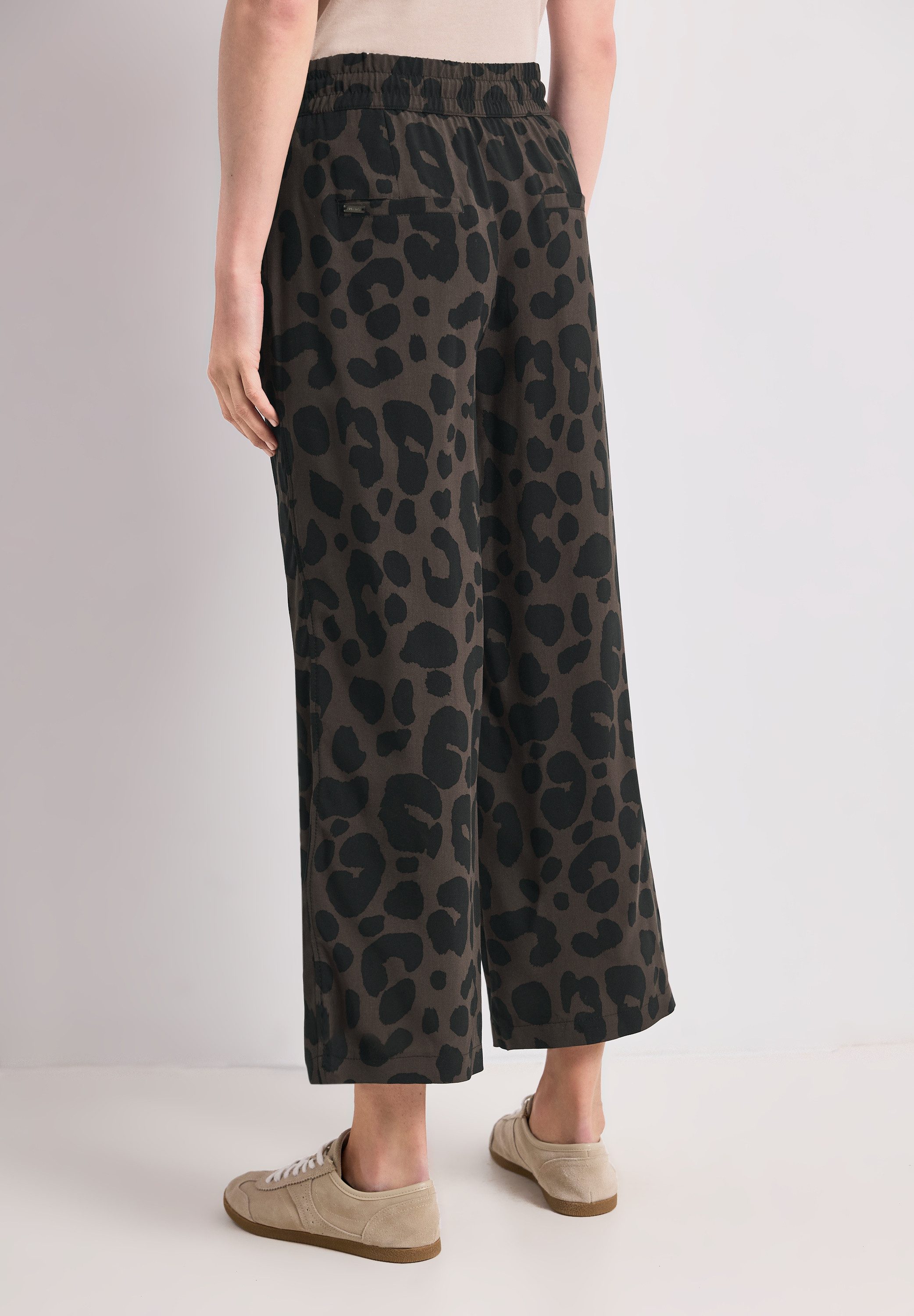 STREET ONE Stoffhose mit allover Print