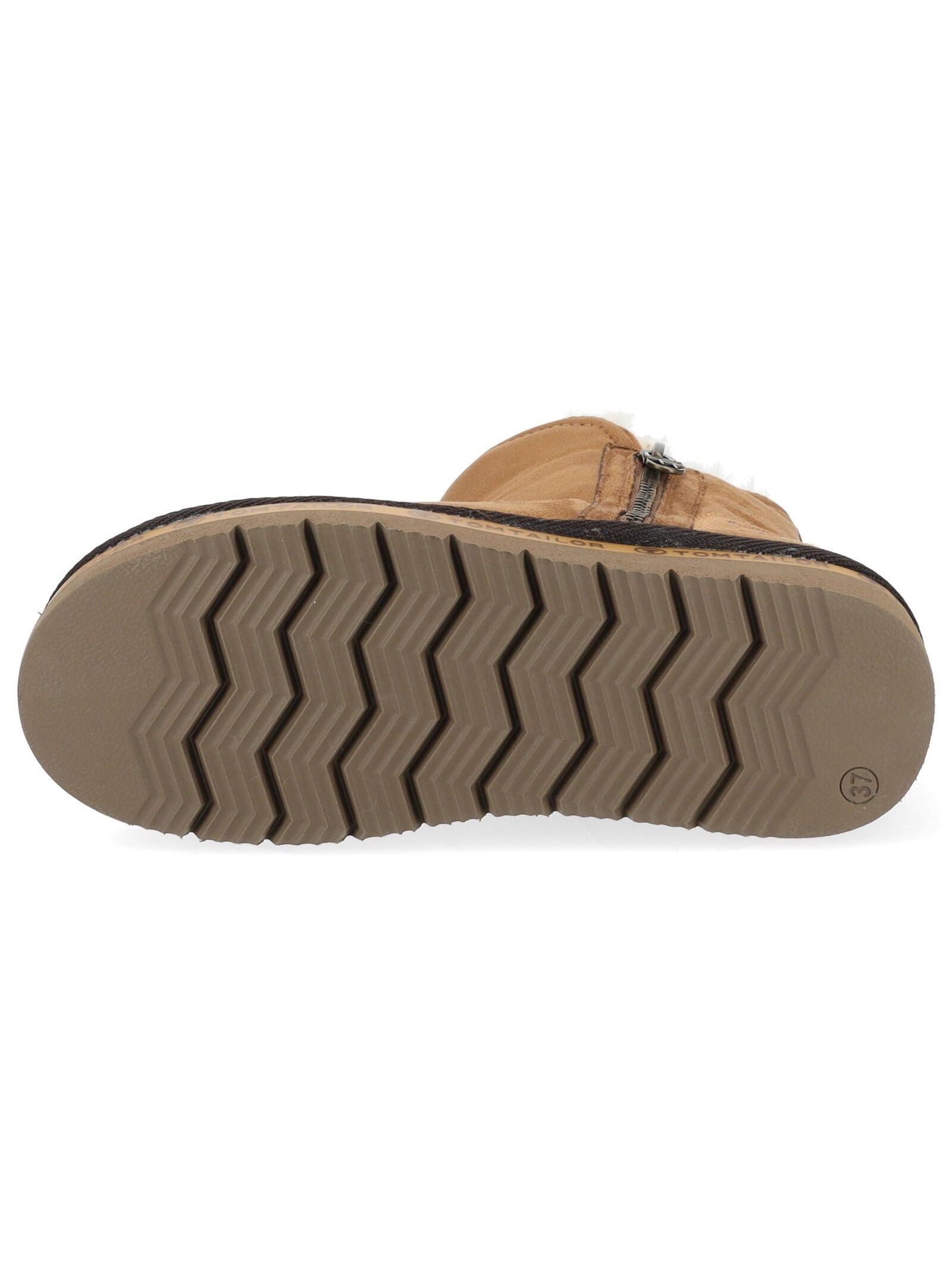 TOM TAILOR Stiefelette Lederimitat/Textil . Stiefelette (1-tlg)