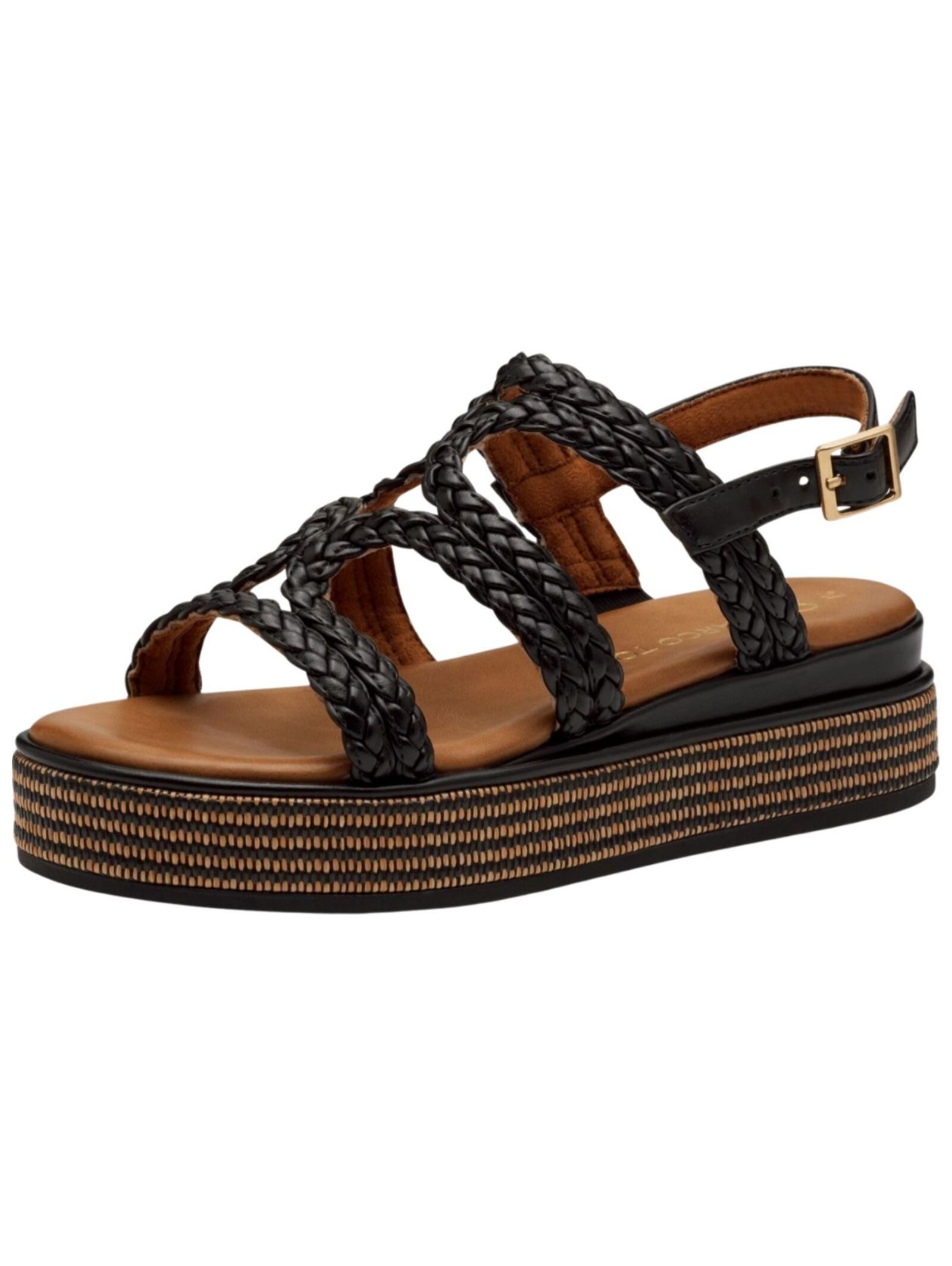 MARCO TOZZI Sandalen Lederimitat . Plateausandaletten