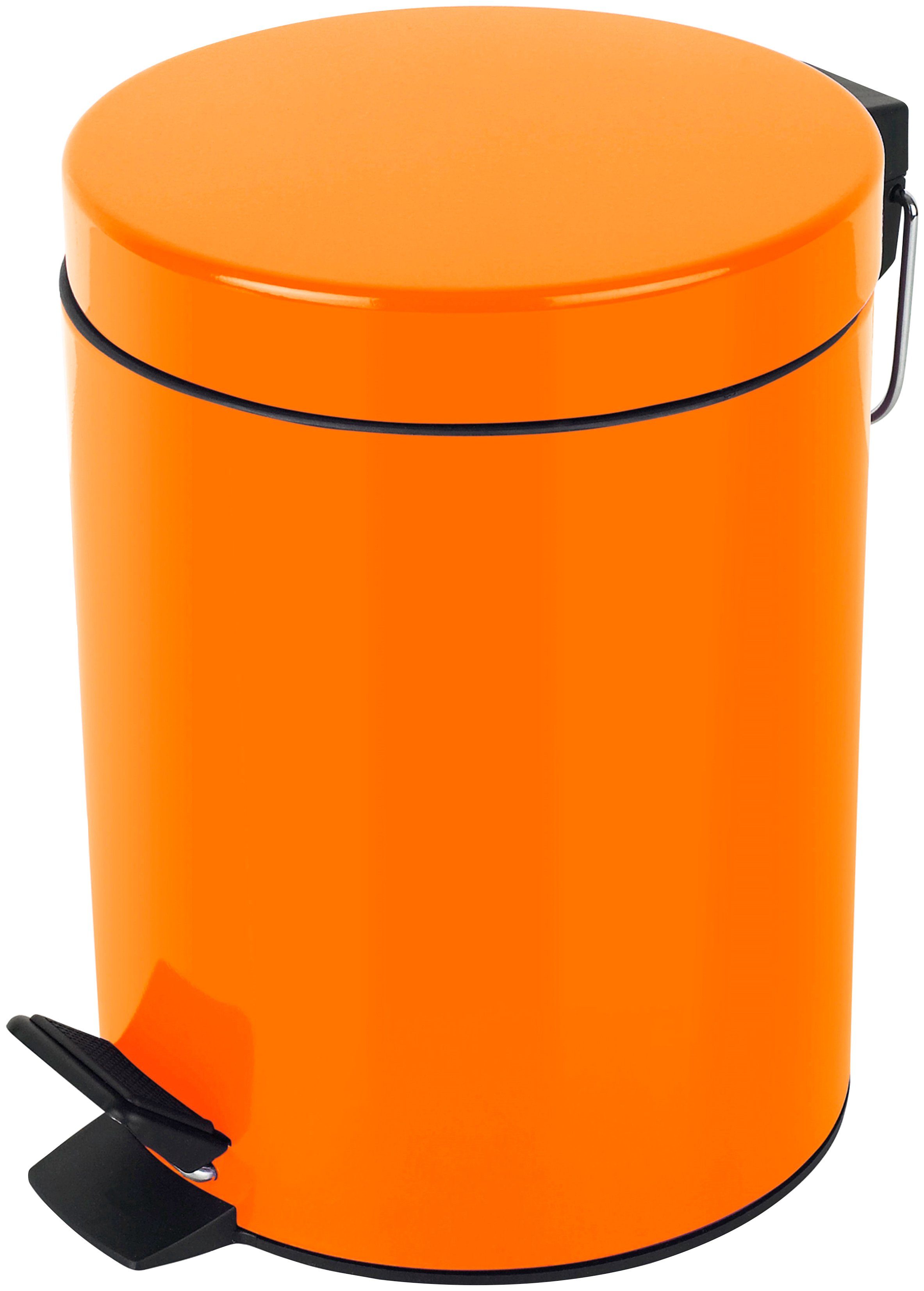 spirella Kosmetikeimer Sydney, mit orange Fassungsvermögen 3L Inneneimer, herausnehmbaren