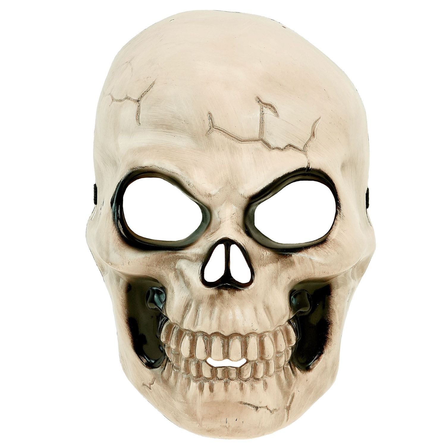 Widmann S.r.l. Verkleidungsmaske Halloween Maske 'Totenkopf' für Kinder, Knochenfa