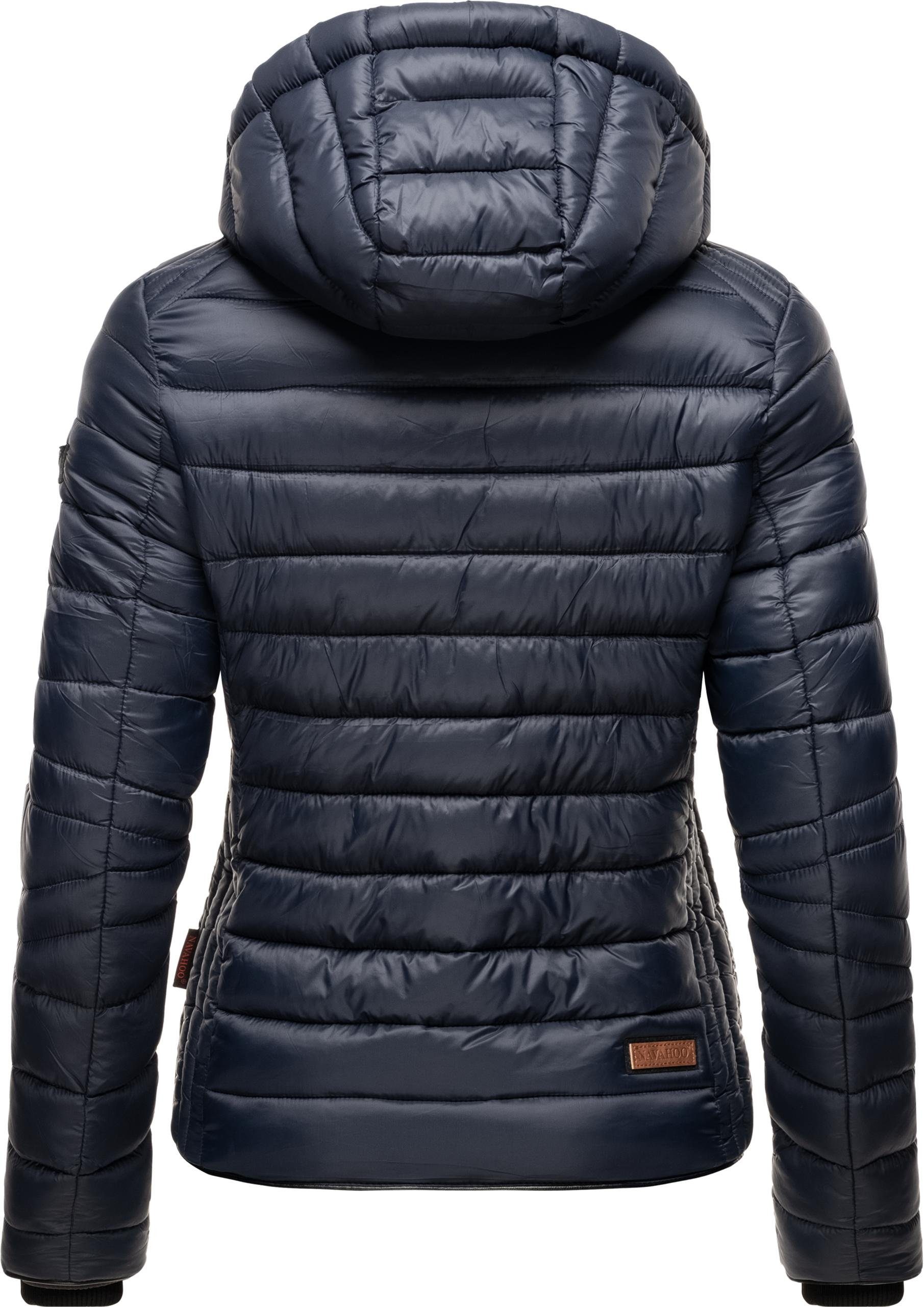 Navahoo Steppjacke Lulana leichte Übergangsjacke mit Kapuze – Bild 3 von 5