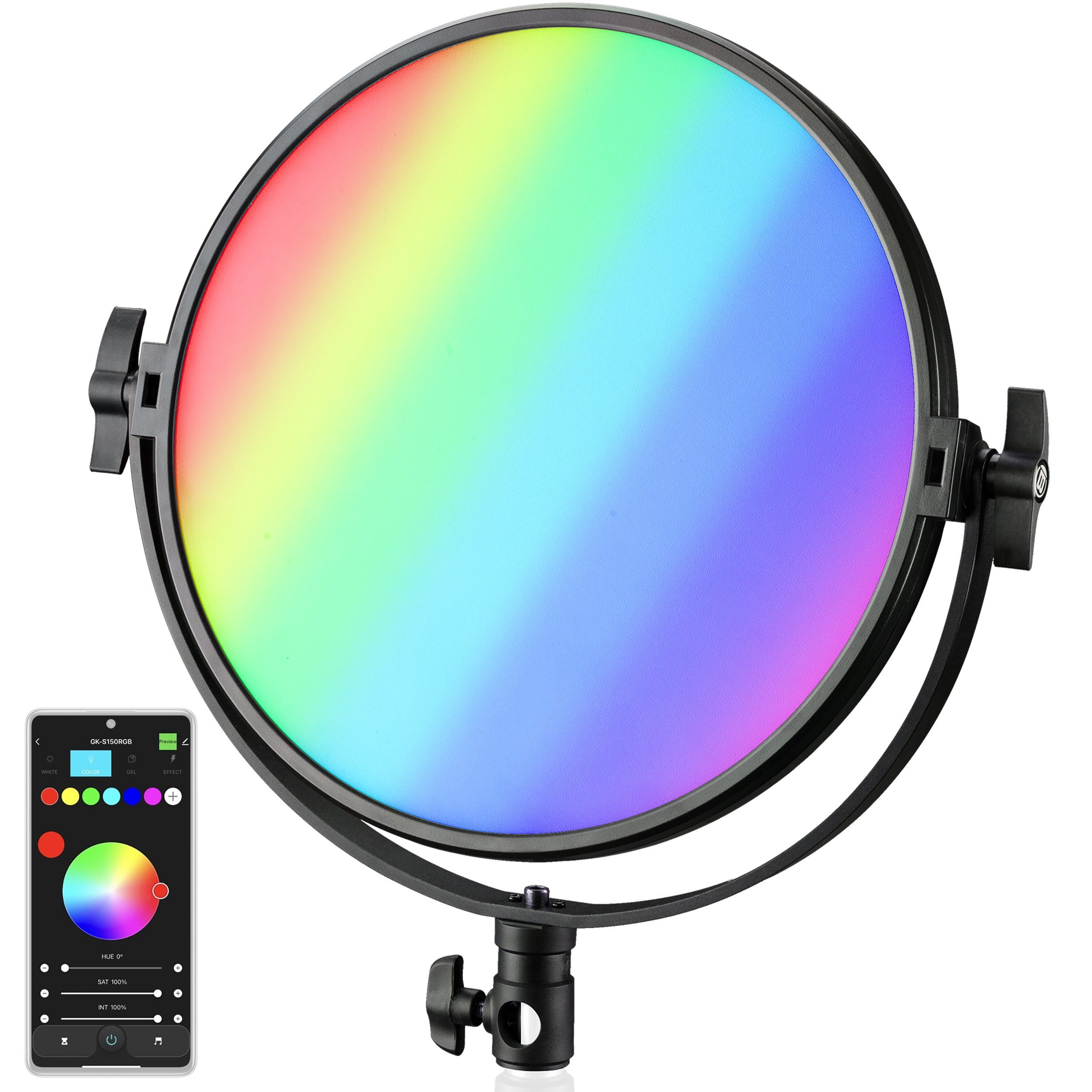 BRESSER Tageslichtlampe BRESSER BR-S60RGB LED Light